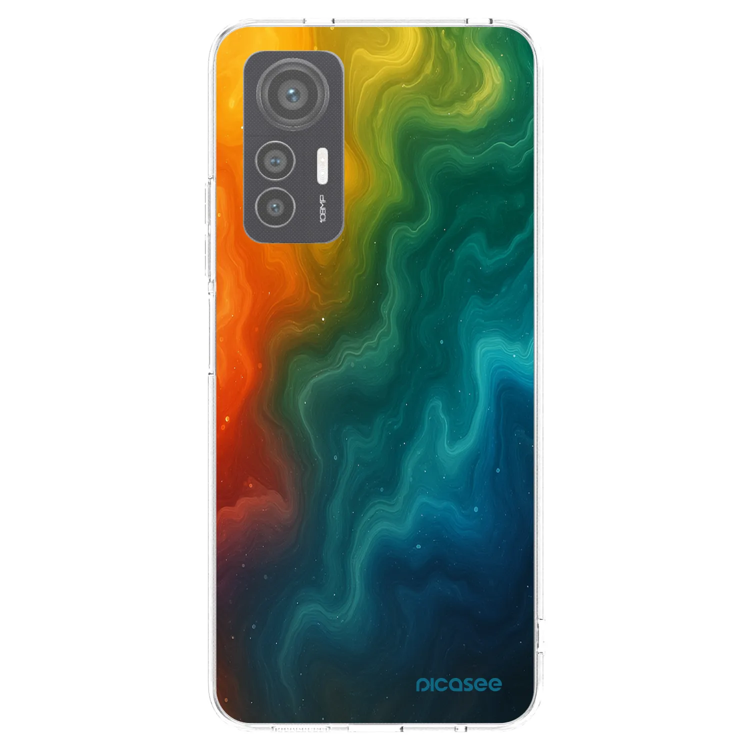 Picasee silikonska prozirna maskica za Xiaomi 12 Lite - Solar