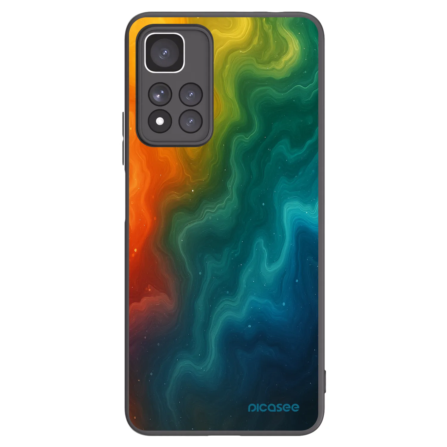 Picasee crna silikonska maskica za Xiaomi Redmi Note 11 Pro+ 5G - Solar