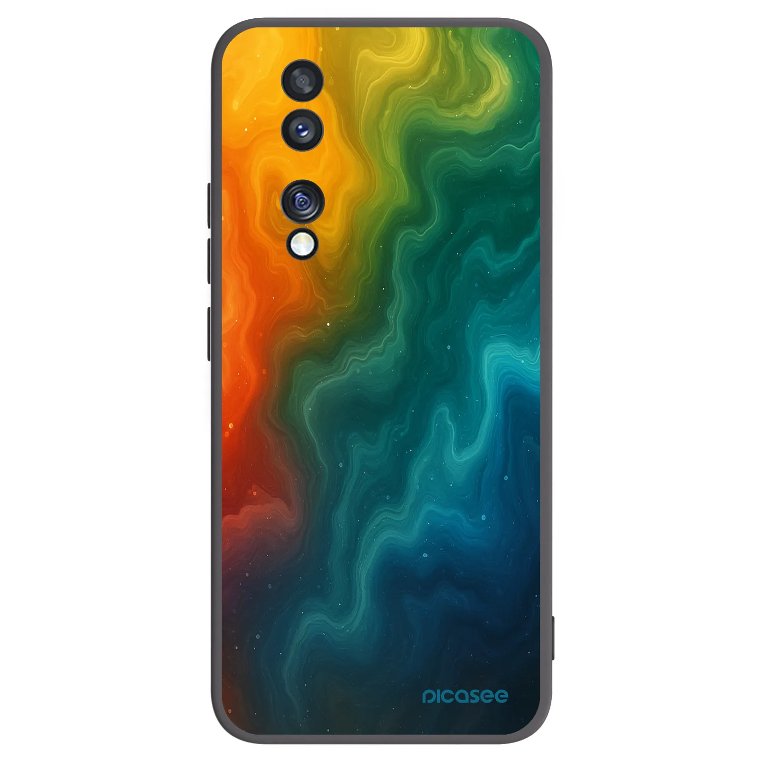 Picasee crna silikonska maskica za Honor 70 - Solar