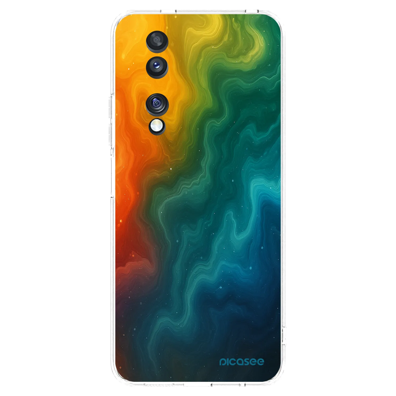 Picasee silikonska prozirna maskica za Honor 70 - Solar