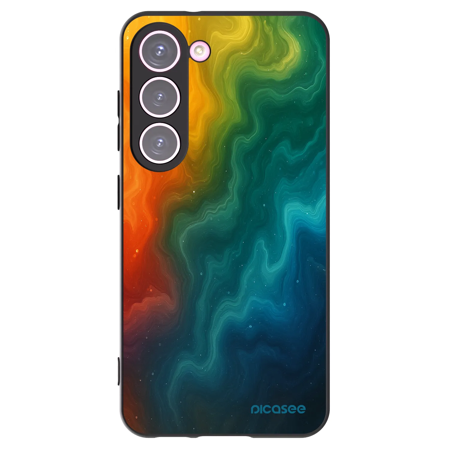 Picasee crna silikonska maskica za Samsung Galaxy S23 5G - Solar