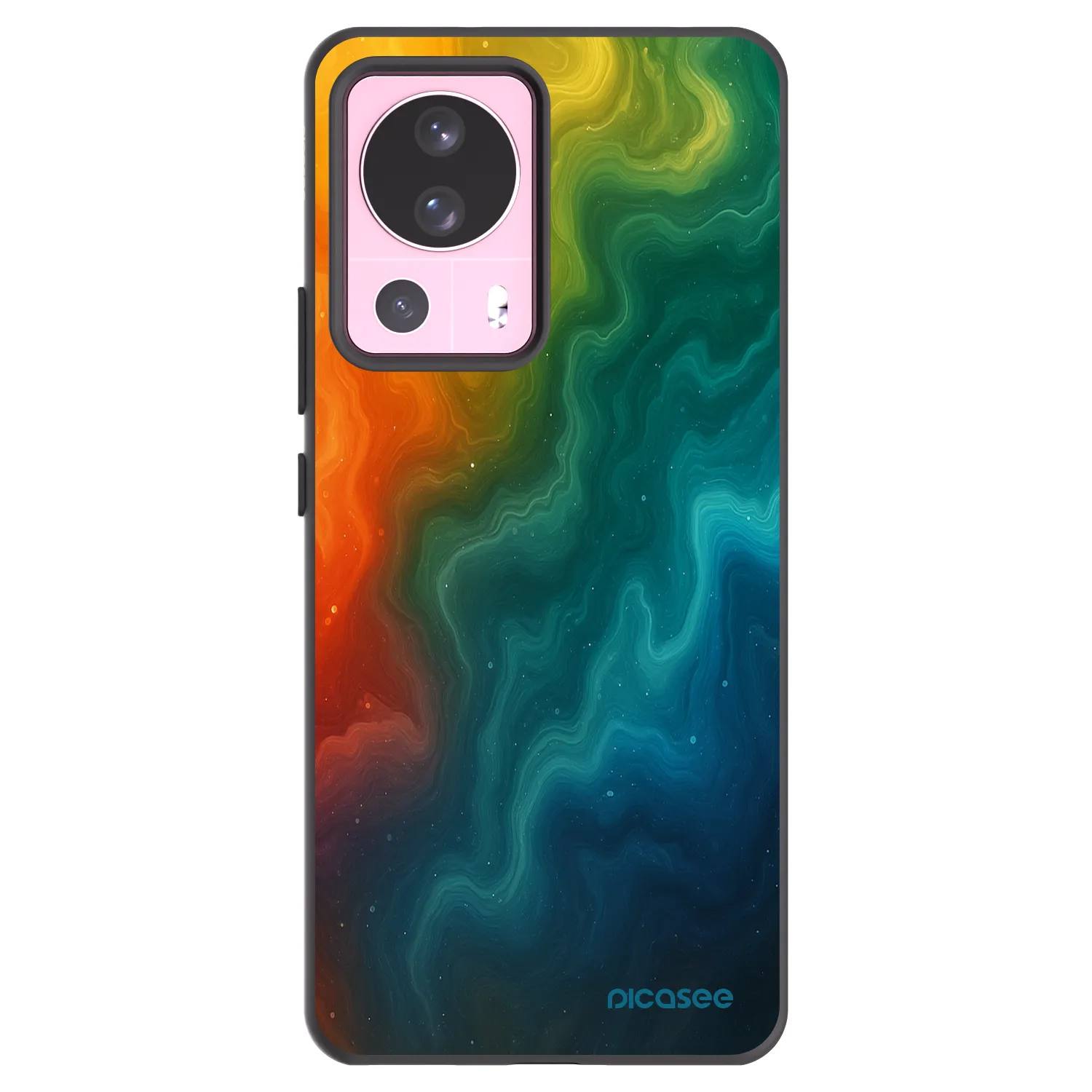 Picasee crna silikonska maskica za Xiaomi 13 Lite - Solar