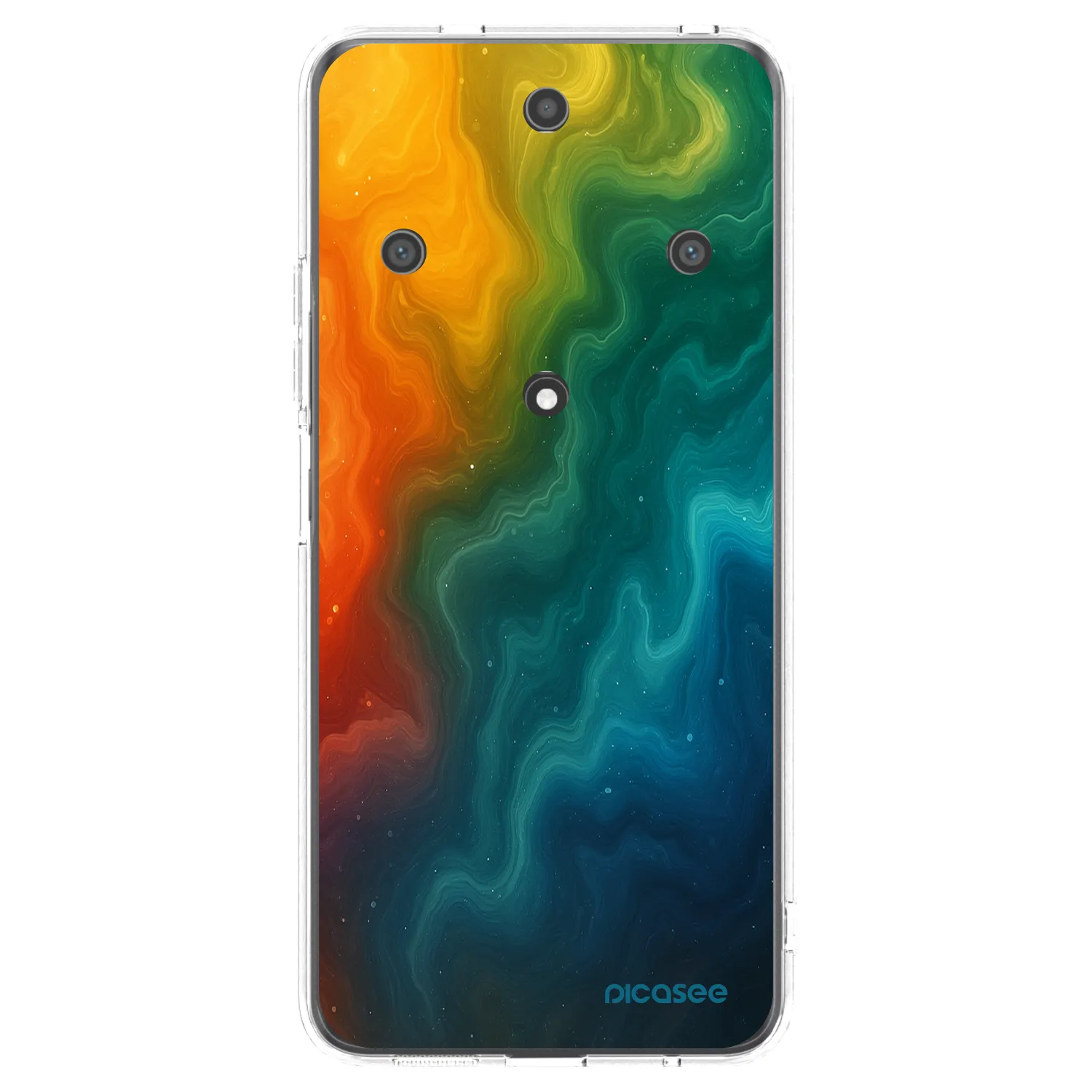 Picasee silikonska prozirna maskica za Honor Magic5 Lite 5G - Solar