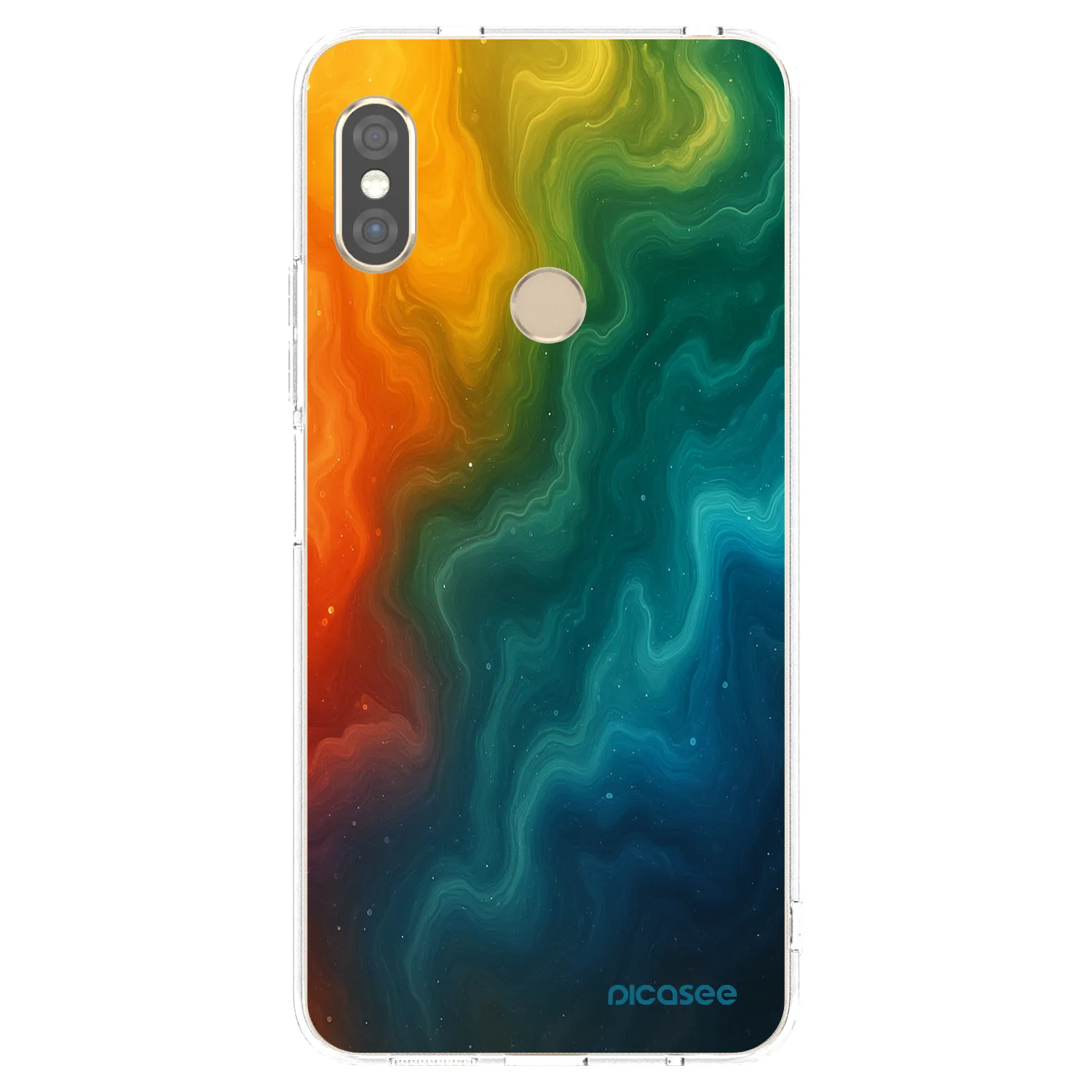 Picasee silikonska prozirna maskica za Xiaomi Redmi Note 5 Global - Solar