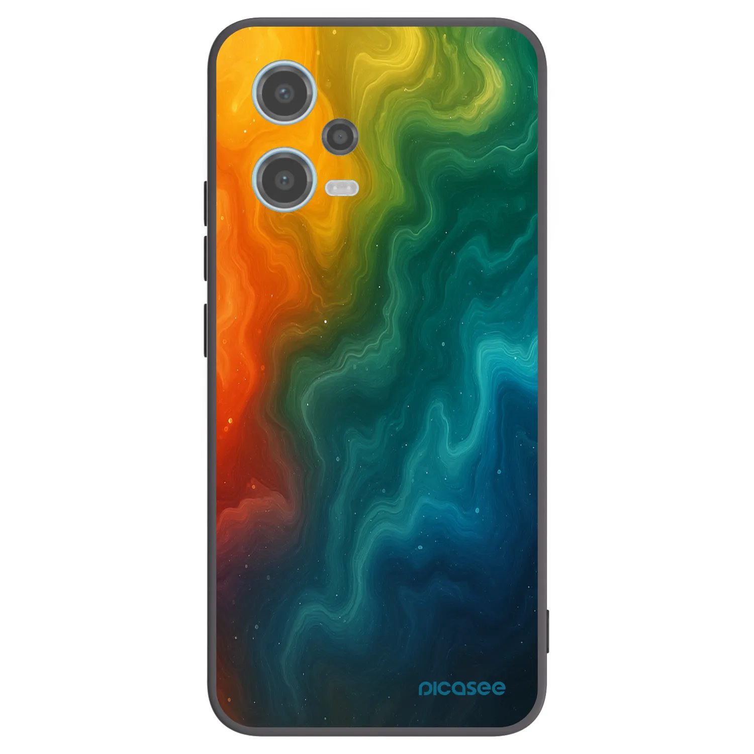Picasee crna silikonska maskica za Xiaomi Redmi Note 12 5G - Solar