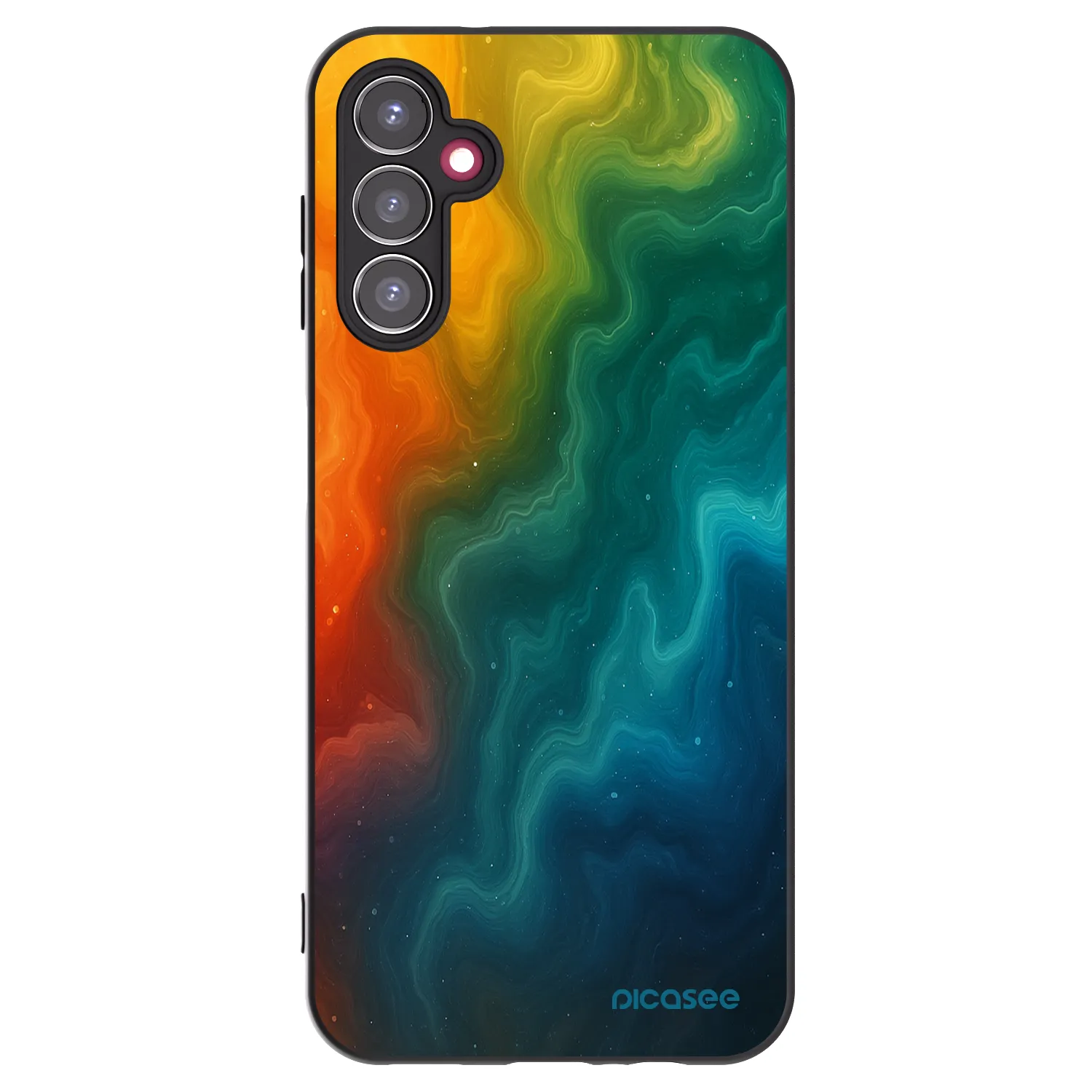 Picasee crna silikonska maskica za Samsung Galaxy A14 4G A145R - Solar