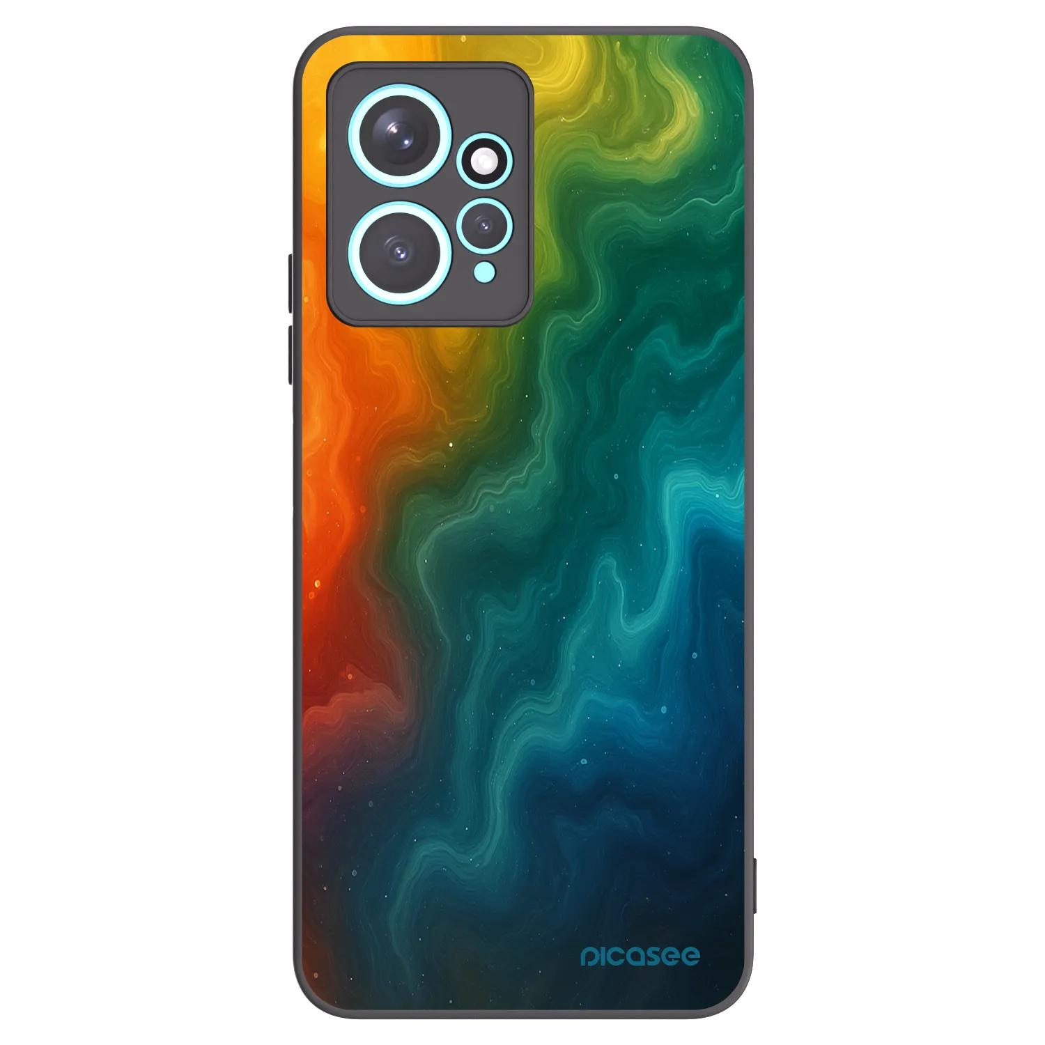 Picasee crna silikonska maskica za Xiaomi Redmi Note 12 4G - Solar
