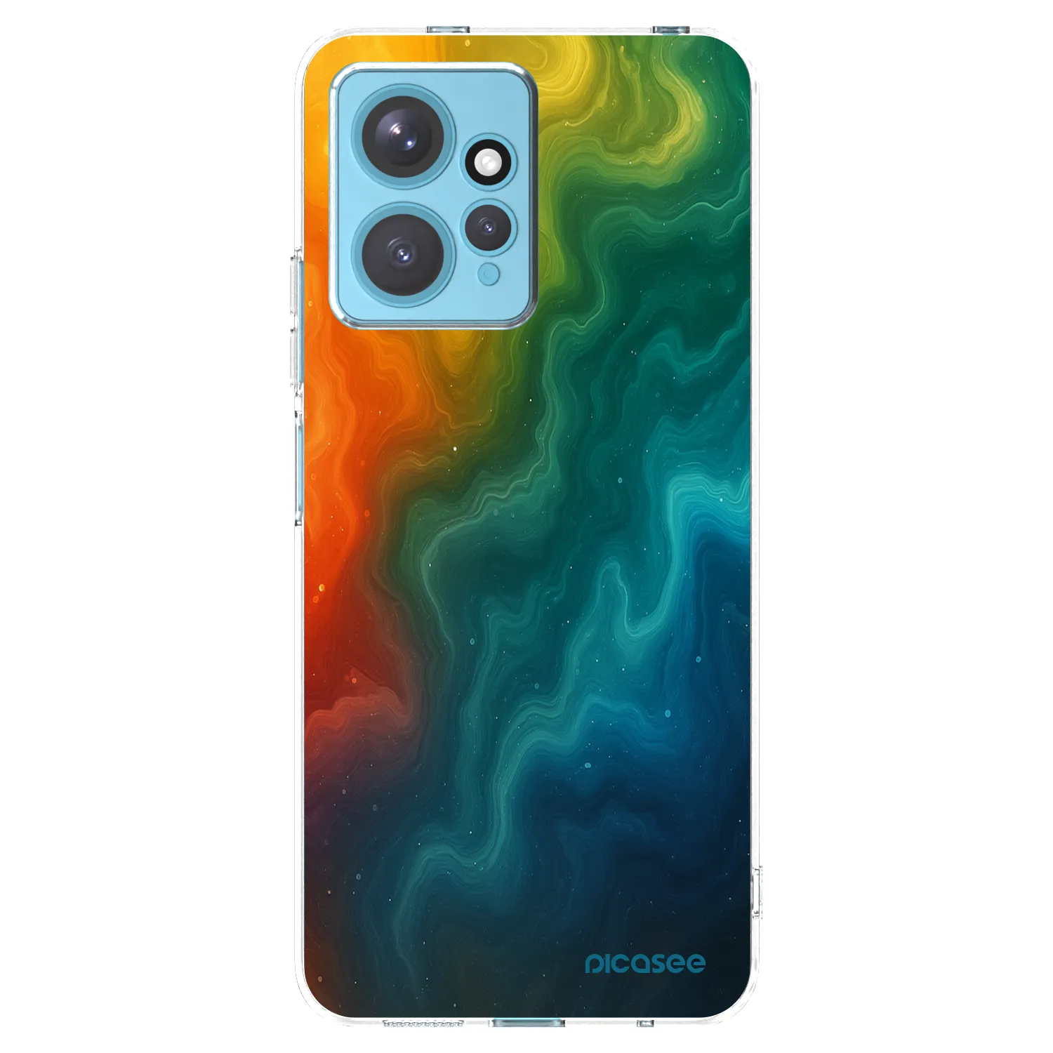 Picasee silikonska prozirna maskica za Xiaomi Redmi Note 12 4G - Solar