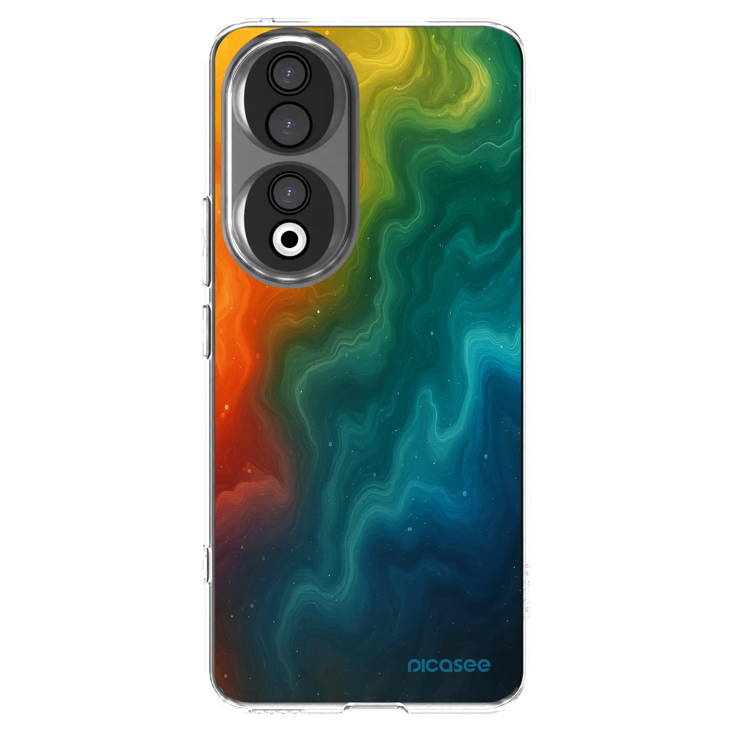 Picasee silikonska prozirna maskica za Honor 90 5G - Solar