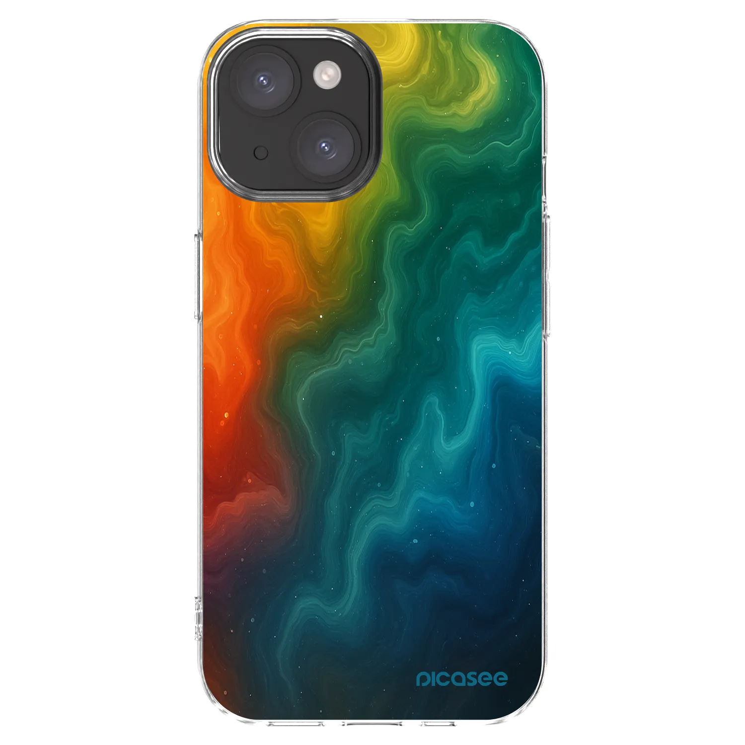 Picasee silikonska prozirna maskica za Apple iPhone 15 - Solar