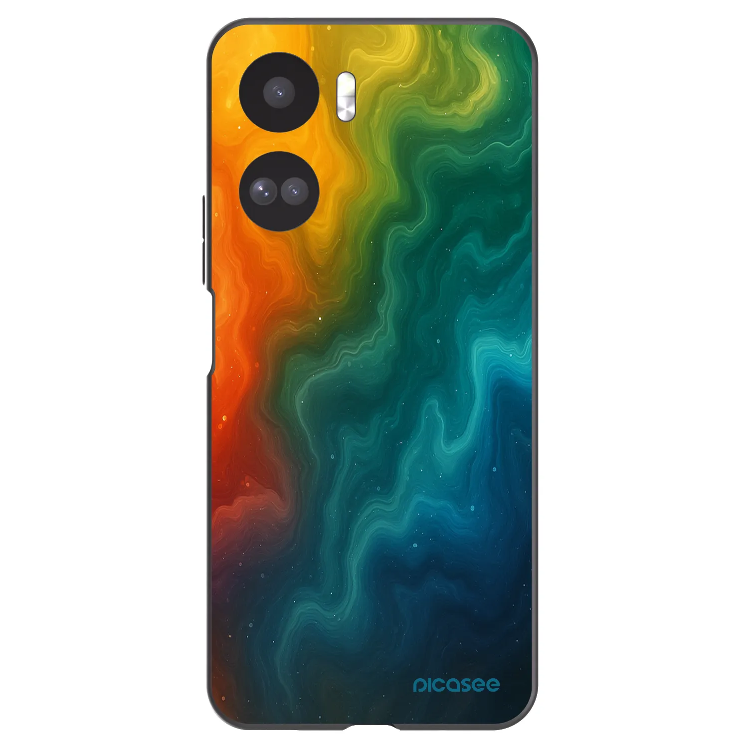 Picasee crna silikonska maskica za Honor 90 Lite 5G - Solar
