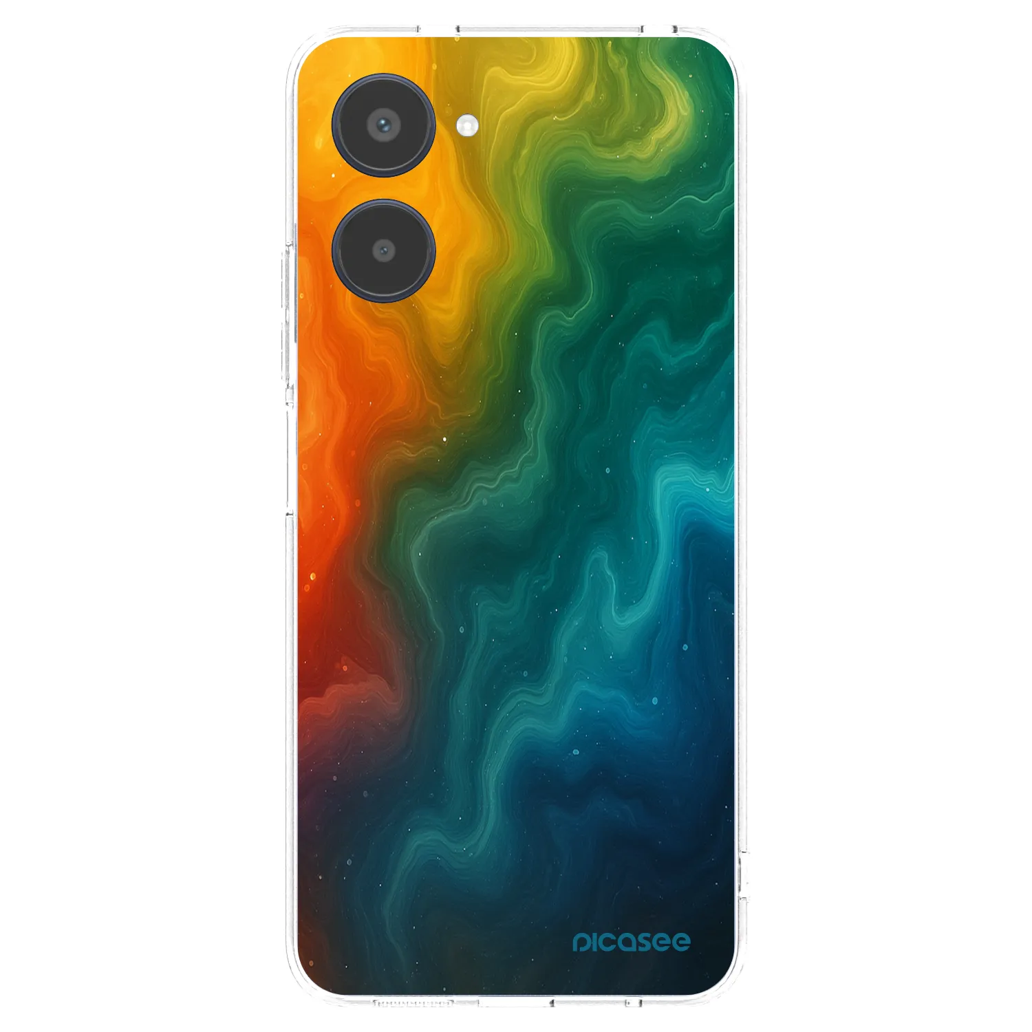 Picasee silikonska prozirna maskica za Realme 10 4G - Solar