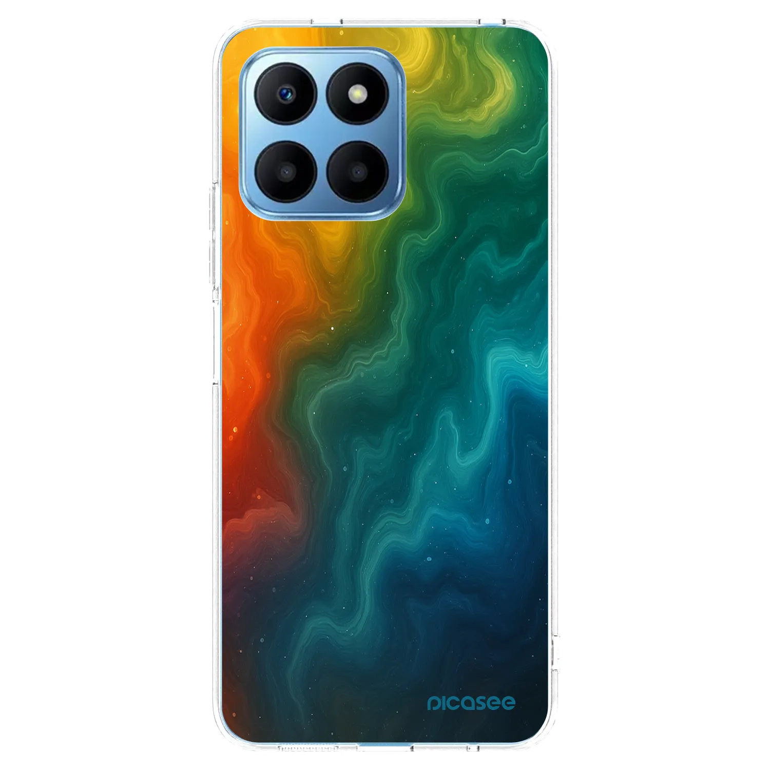 Picasee silikonska prozirna maskica za Honor 70 Lite - Solar