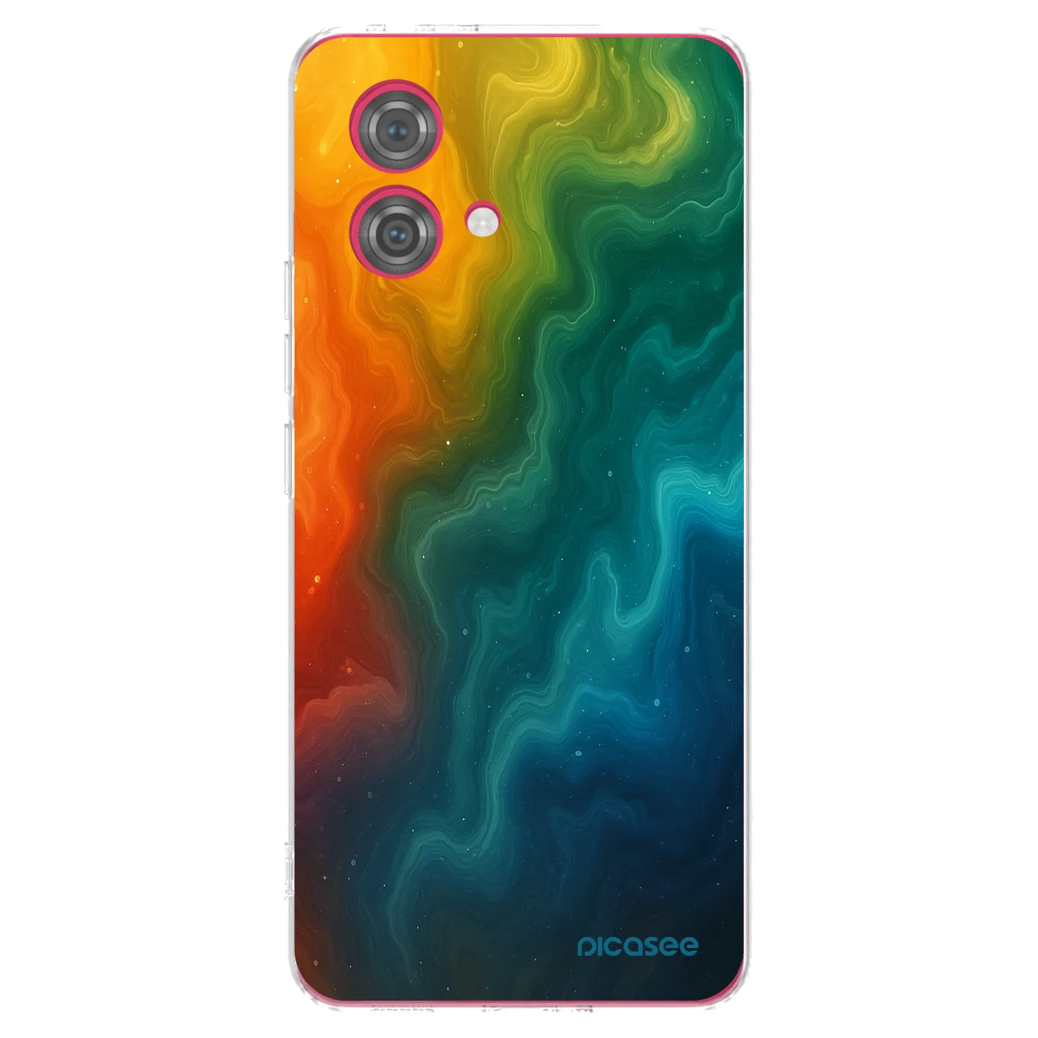 Picasee silikonska prozirna maskica za Motorola Moto G84 5G - Solar