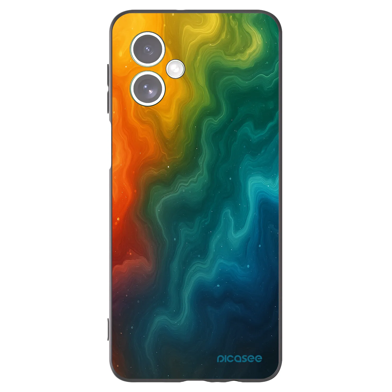 Picasee crna silikonska maskica za Motorola Moto G54 5G - Solar