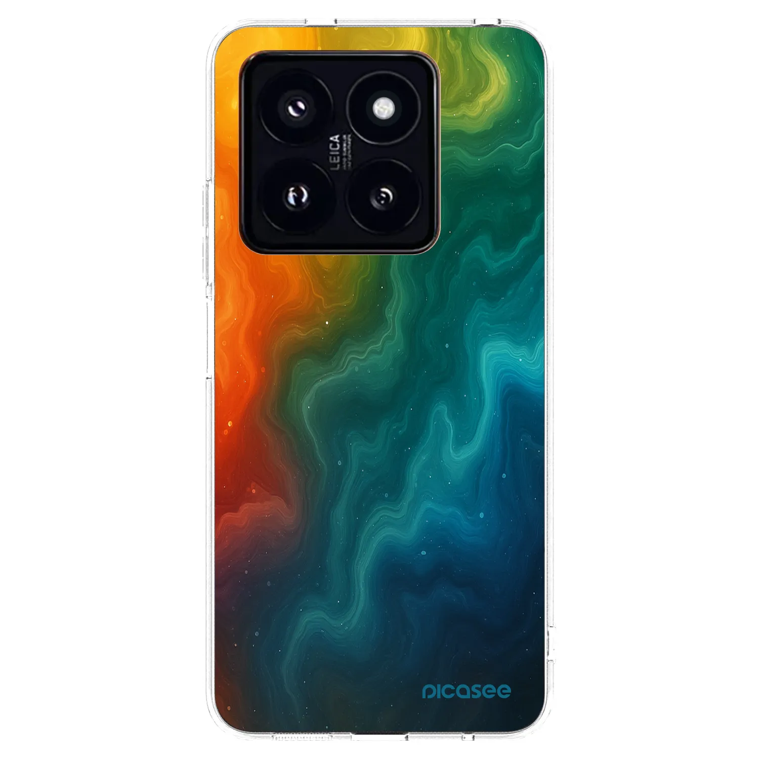 Picasee silikonska prozirna maskica za Xiaomi 14 Pro - Solar