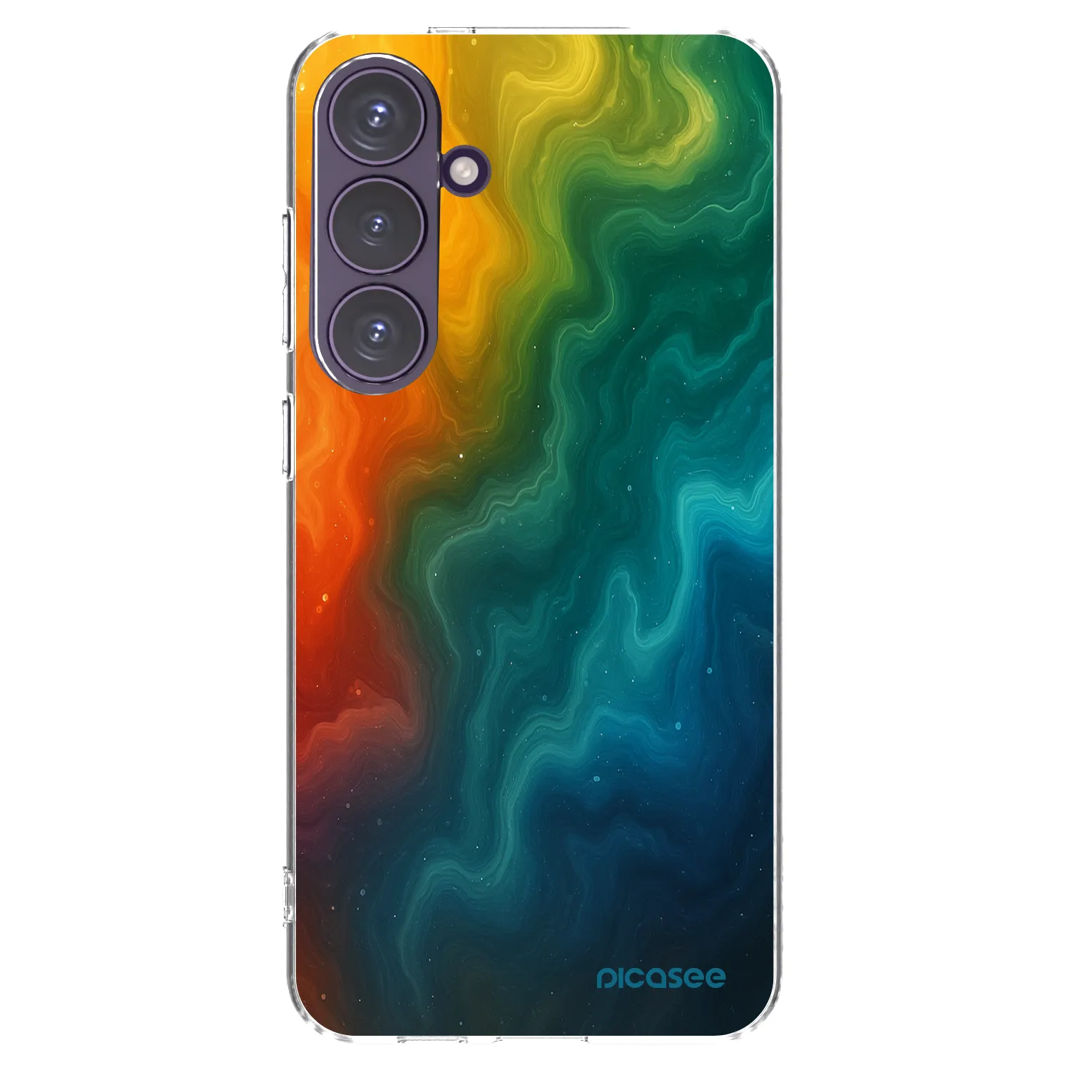 Picasee silikonska prozirna maskica za Samsung Galaxy S24+ S926B 5G - Solar