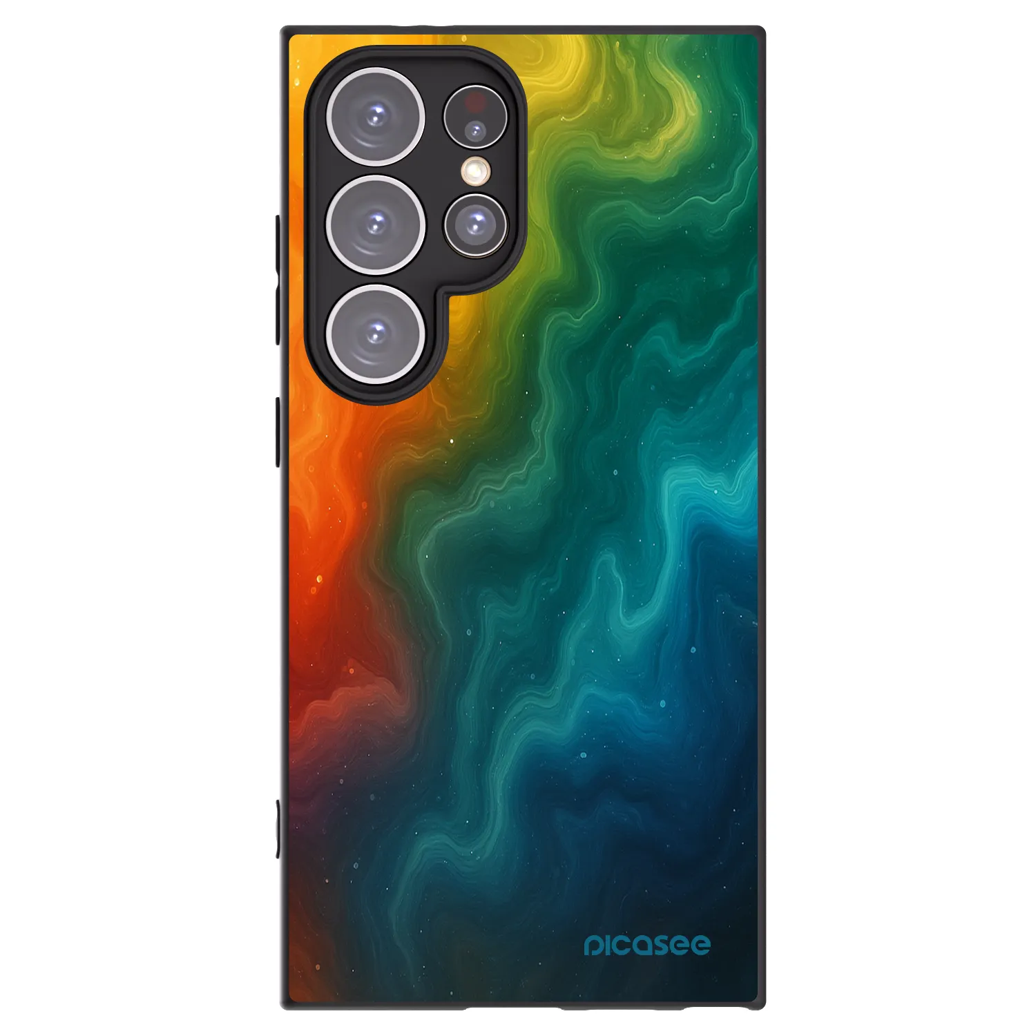 Picasee crna silikonska maskica za Samsung Galaxy S24 Ultra S928B 5G - Solar