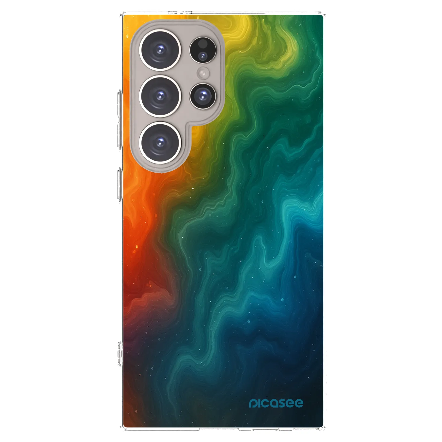 Picasee silikonska prozirna maskica za Samsung Galaxy S24 Ultra S928B 5G - Solar