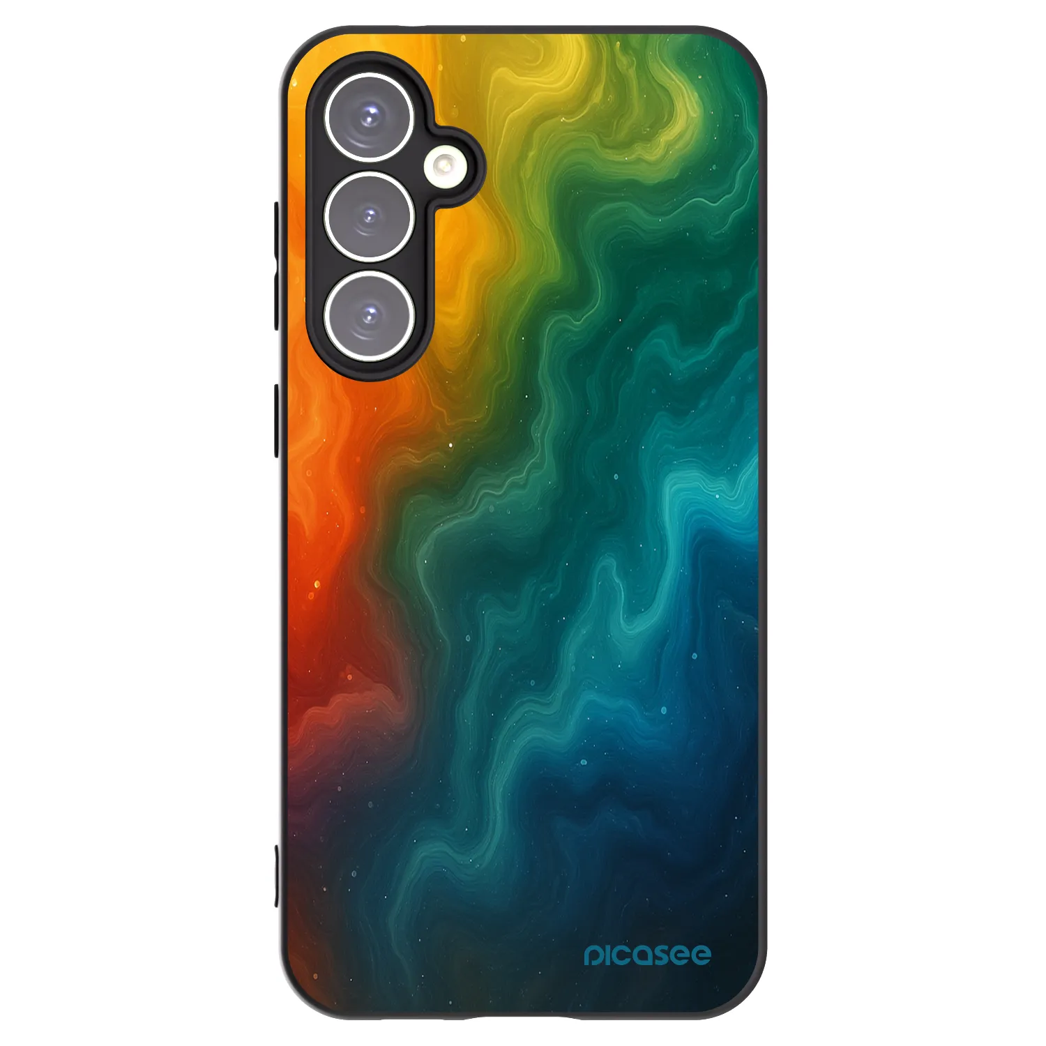 Picasee crna silikonska maskica za Samsung Galaxy S23 FE S711B - Solar