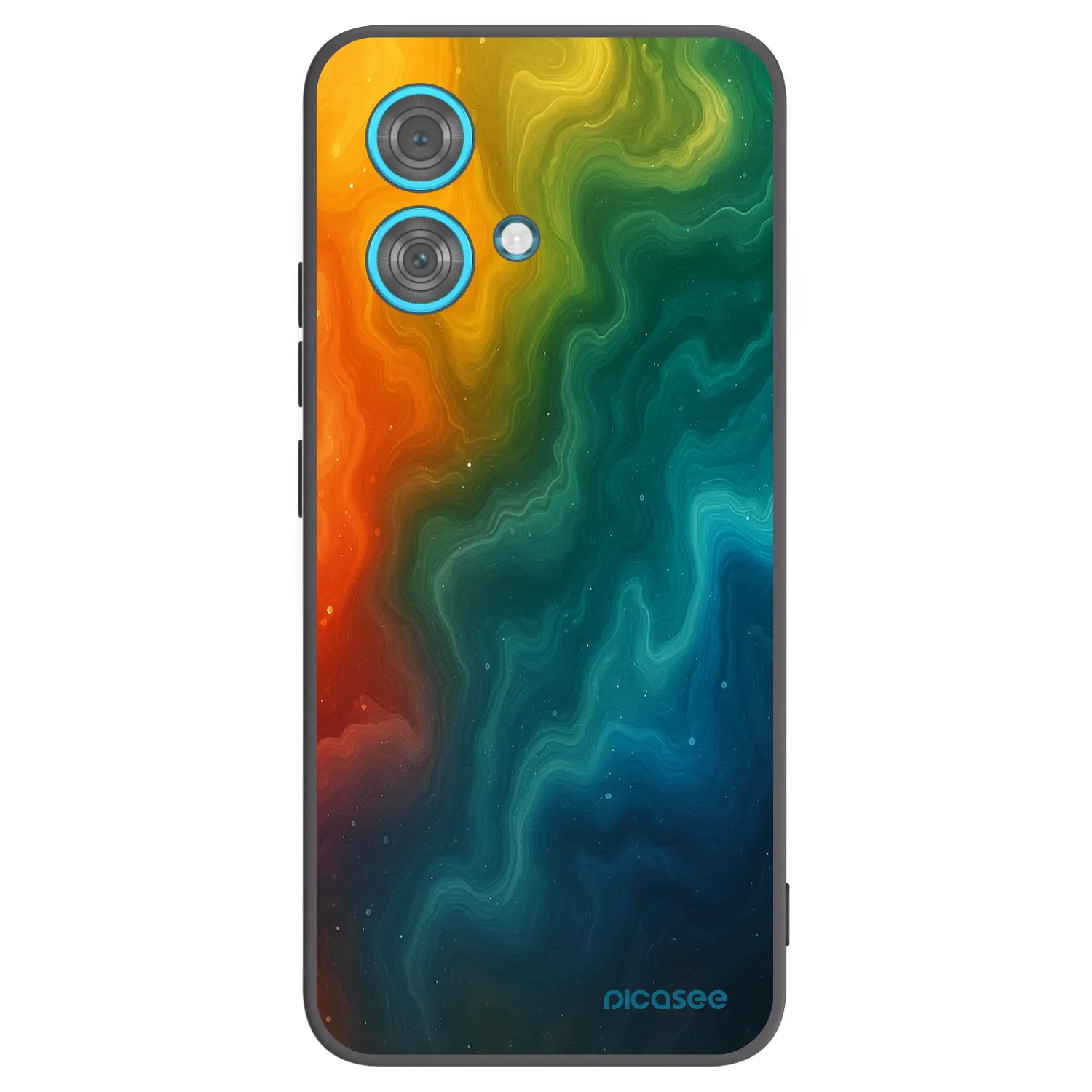 Picasee crna silikonska maskica za Motorola Edge 40 Neo - Solar