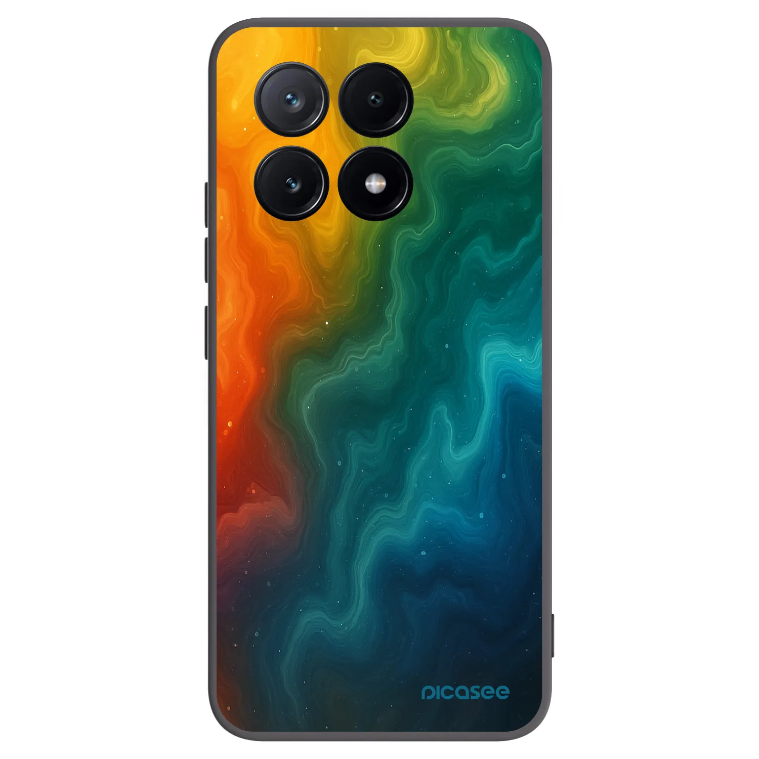 Picasee crna silikonska maskica za Xiaomi Poco X6 Pro - Solar