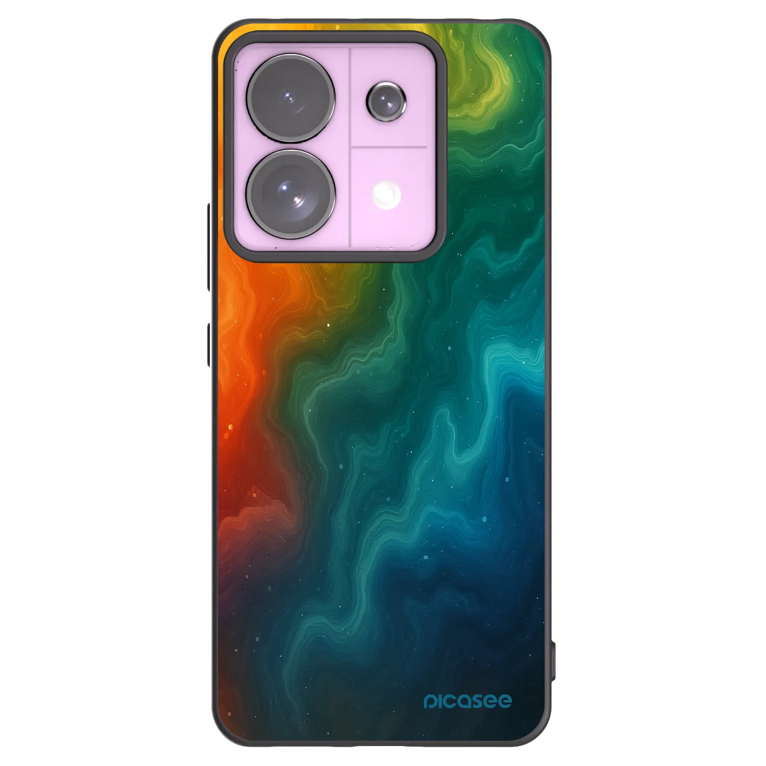 Picasee crna silikonska maskica za Xiaomi Redmi Note 13 Pro 5G - Solar