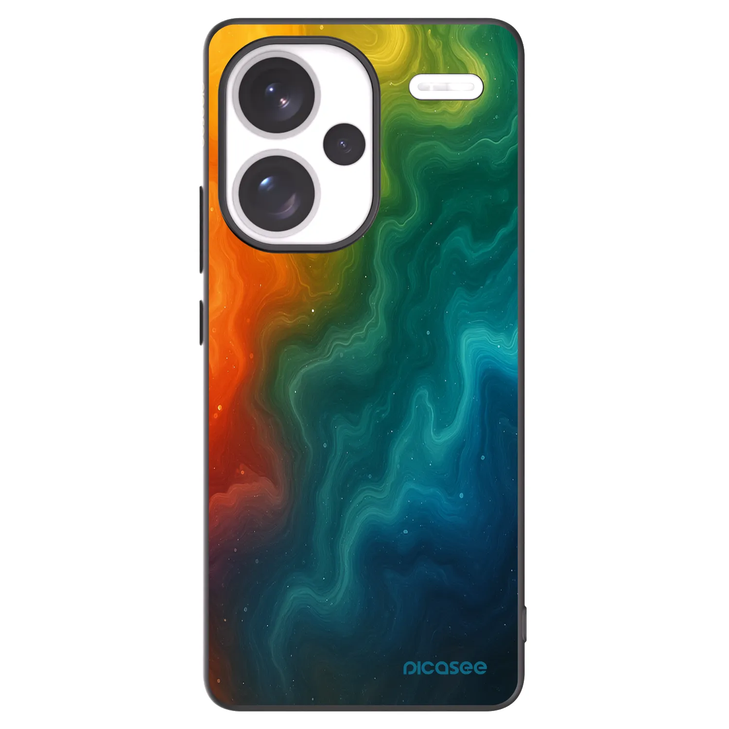 Picasee crna silikonska maskica za Xiaomi Redmi Note 13 Pro+ 5G - Solar