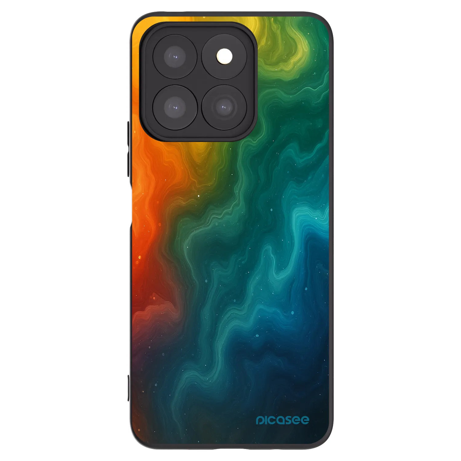 Picasee crna silikonska maskica za Honor X8b - Solar