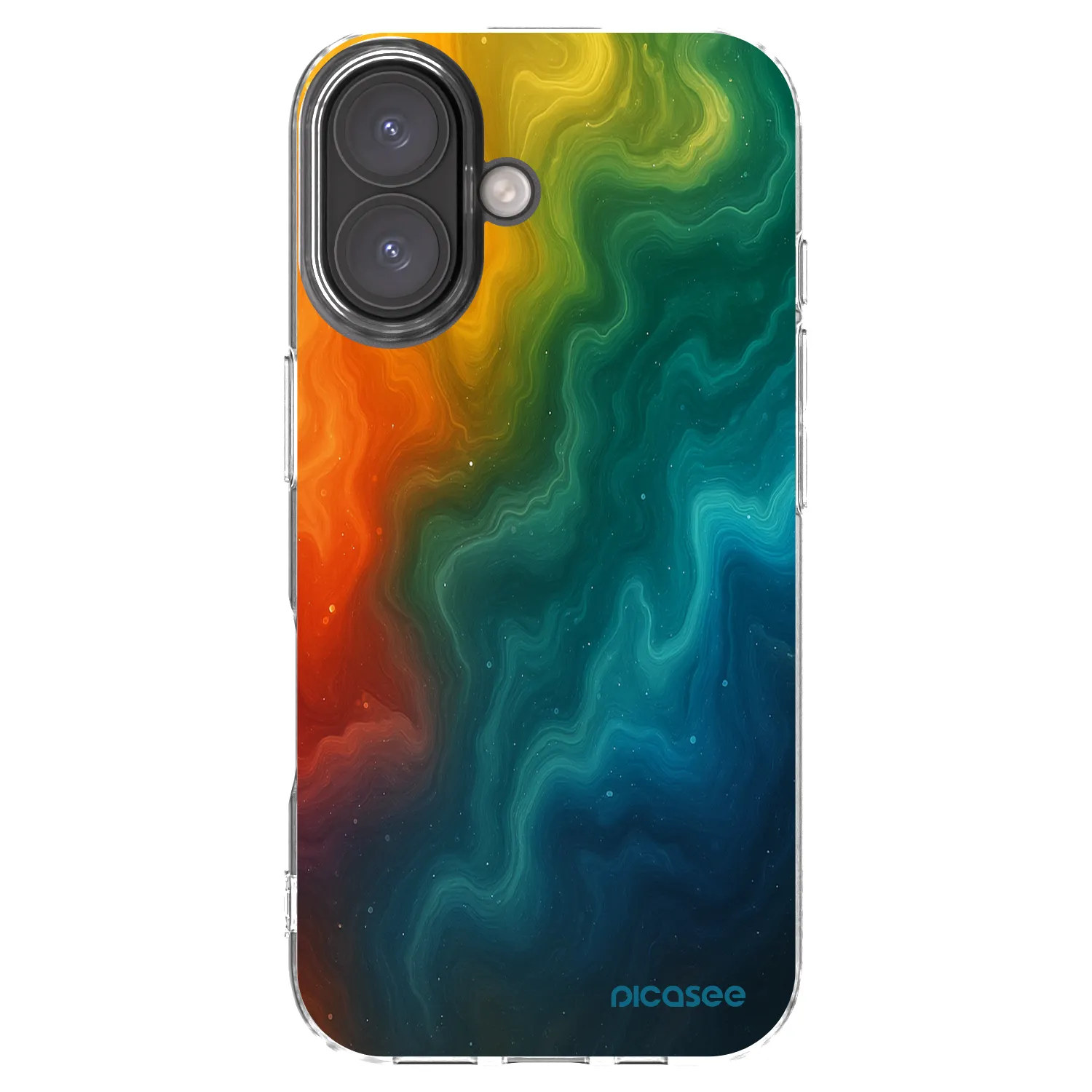 Picasee silikonska prozirna maskica za Apple iPhone 16 - Solar
