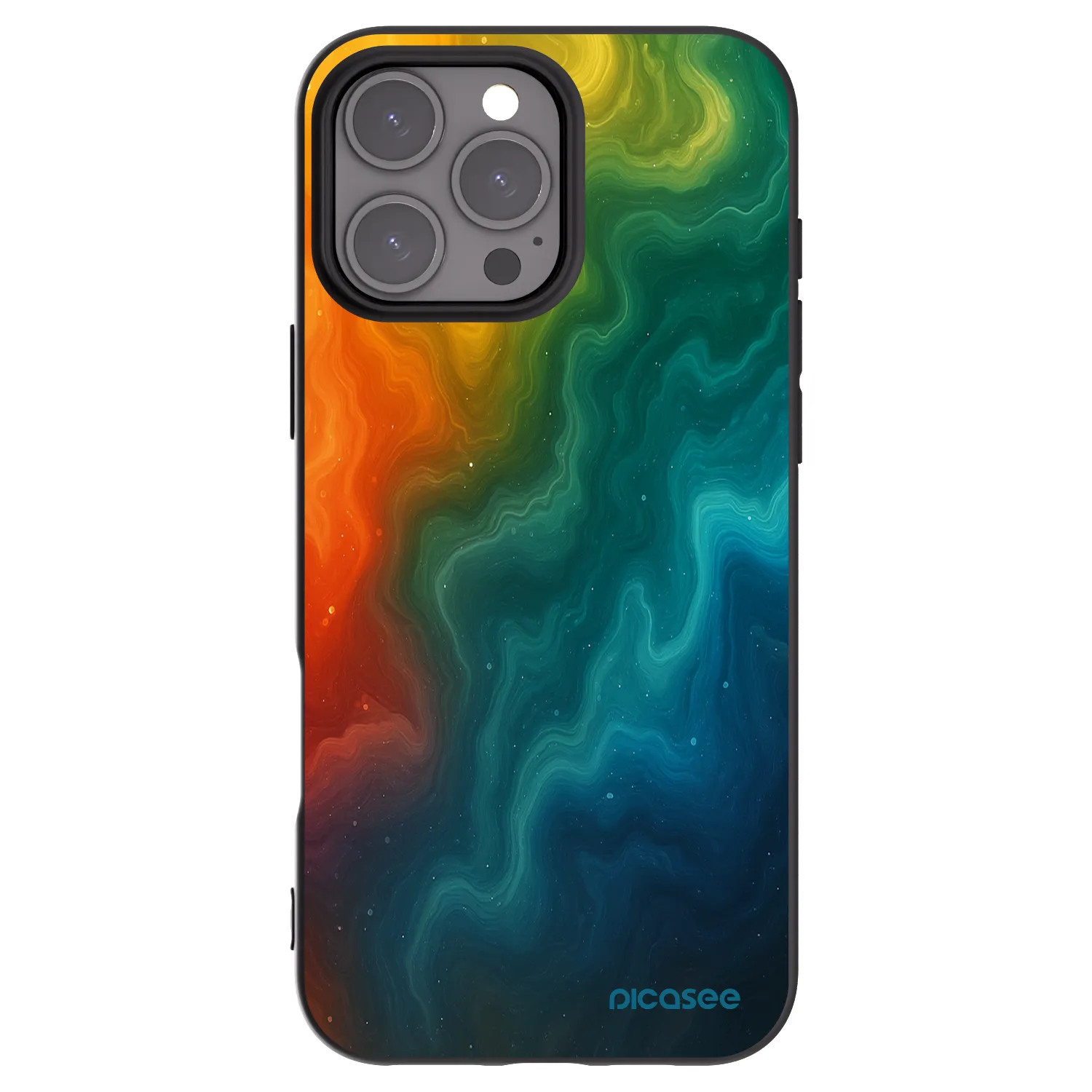 Picasee crna silikonska maskica za Apple iPhone 16 Pro Max - Solar