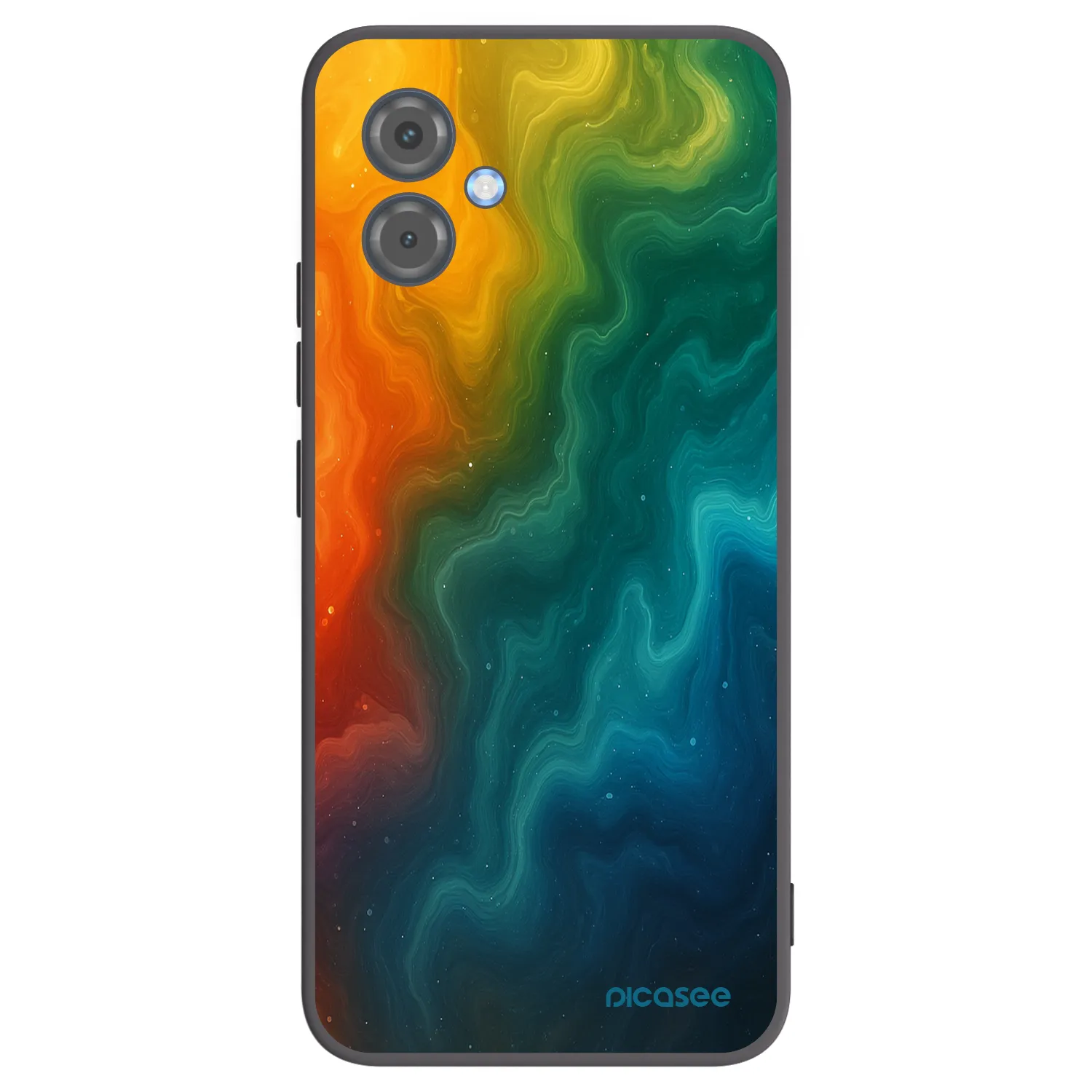 Picasee crna silikonska maskica za Motorola Moto G14 - Solar