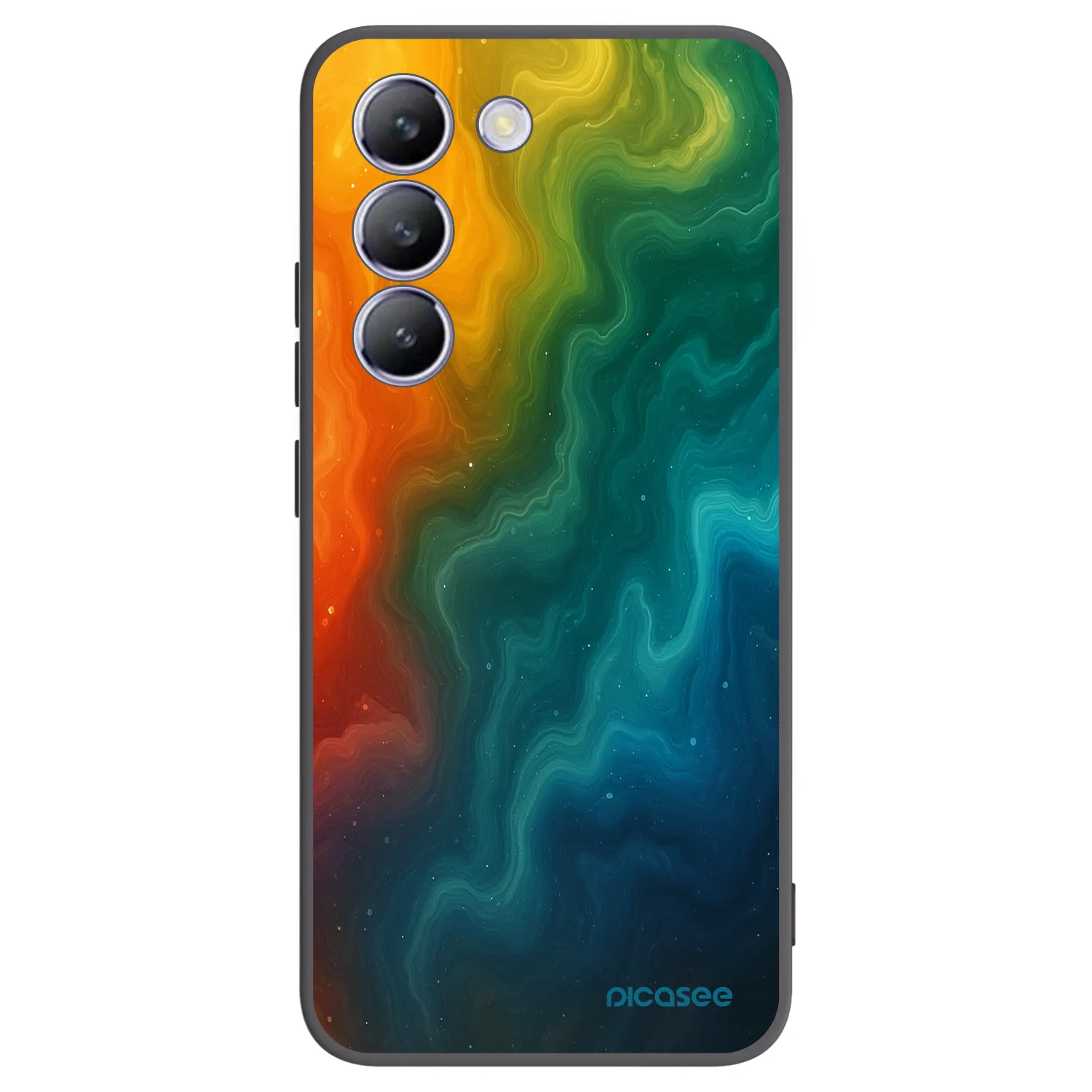 Picasee crna silikonska maskica za Vivo V40 SE 5G - Solar