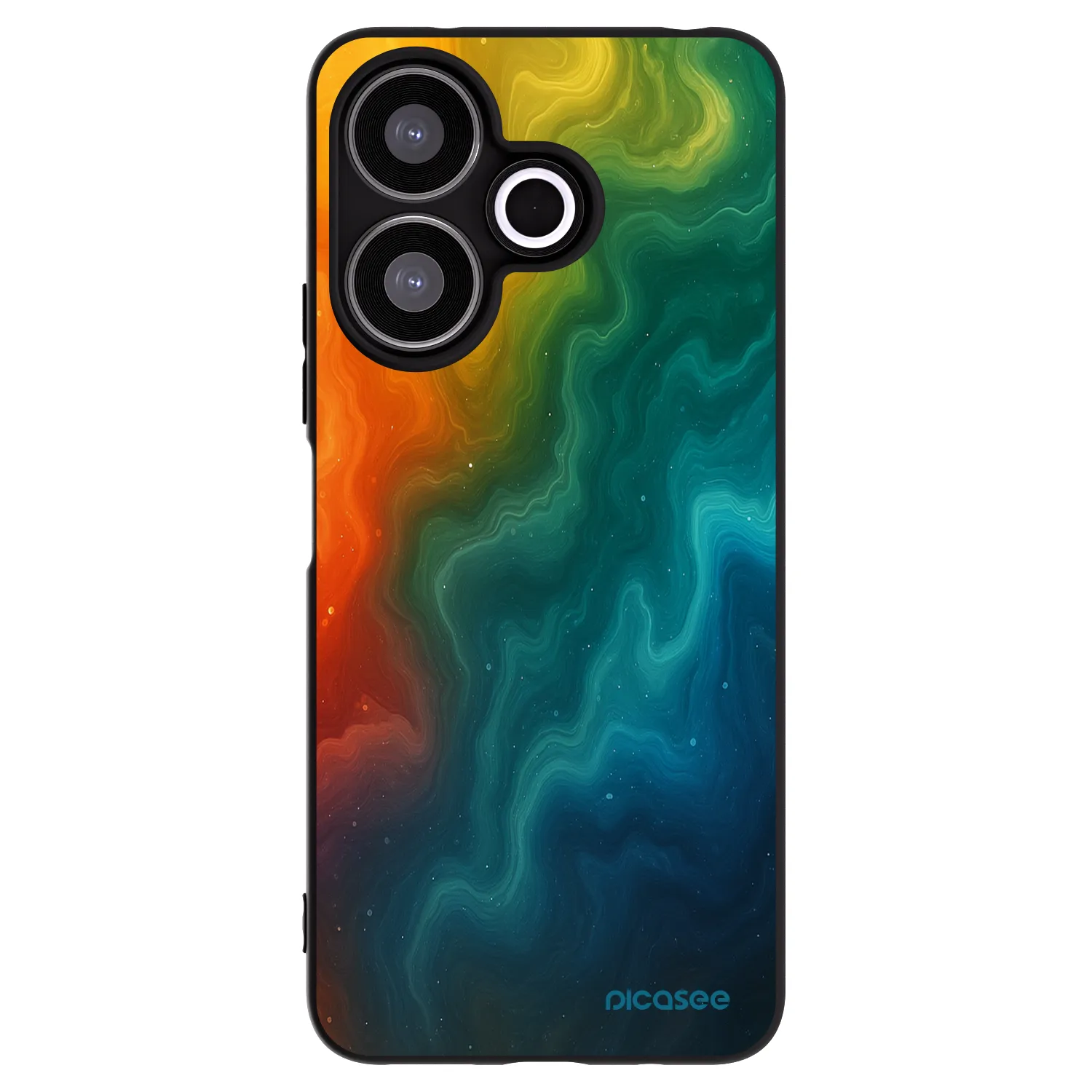 Picasee crna silikonska maskica za Xiaomi Redmi 13 4G - Solar