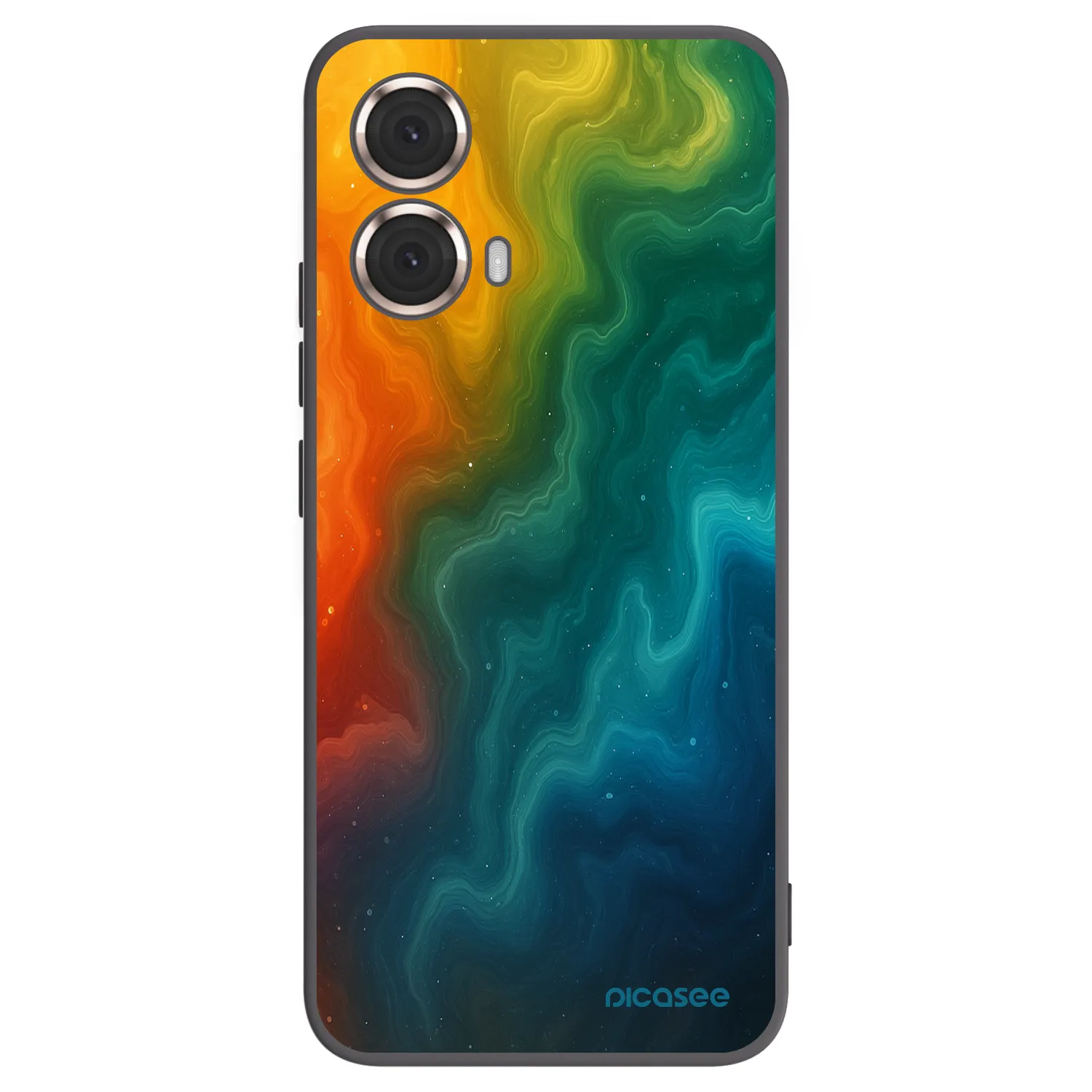 Picasee crna silikonska maskica za Motorola Moto G85 - Solar