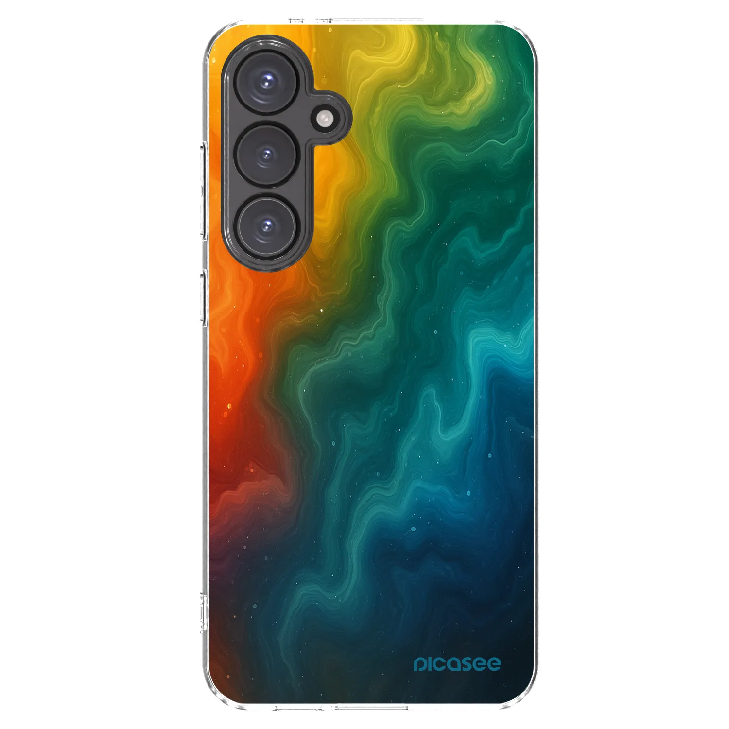 Picasee silikonska prozirna maskica za Samsung Galaxy S24 FE S721B - Solar