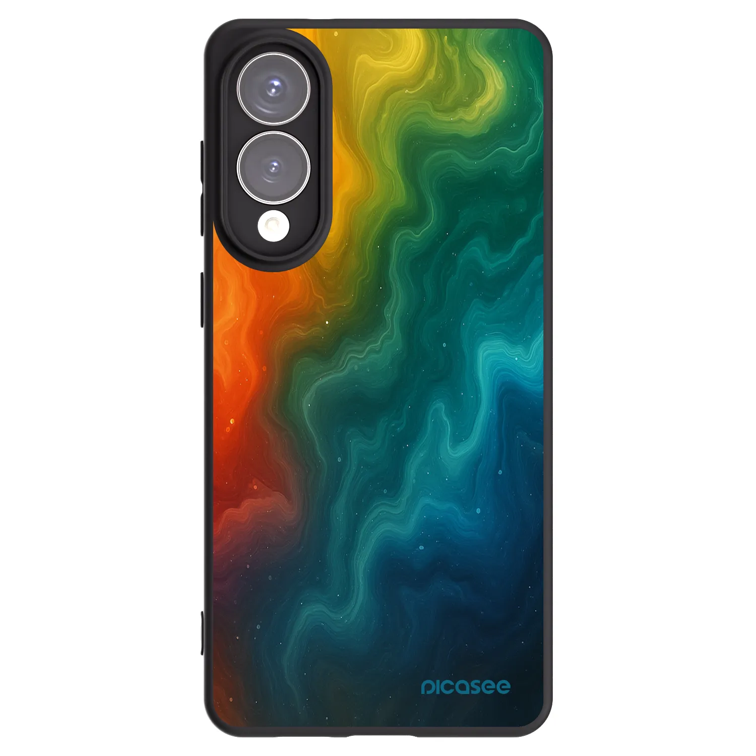 Picasee crna silikonska maskica za Samsung Galaxy S25 Edge 5G - Solar