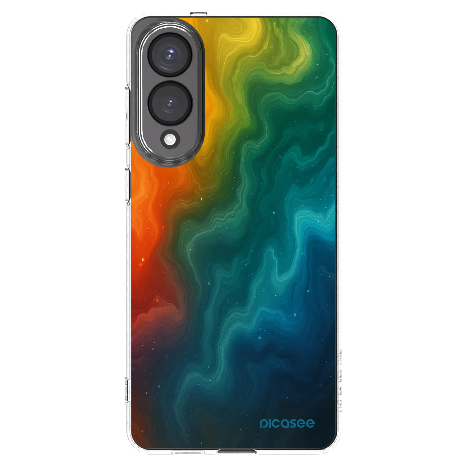 Picasee silikonska prozirna maskica za Samsung Galaxy S25 Edge 5G - Solar