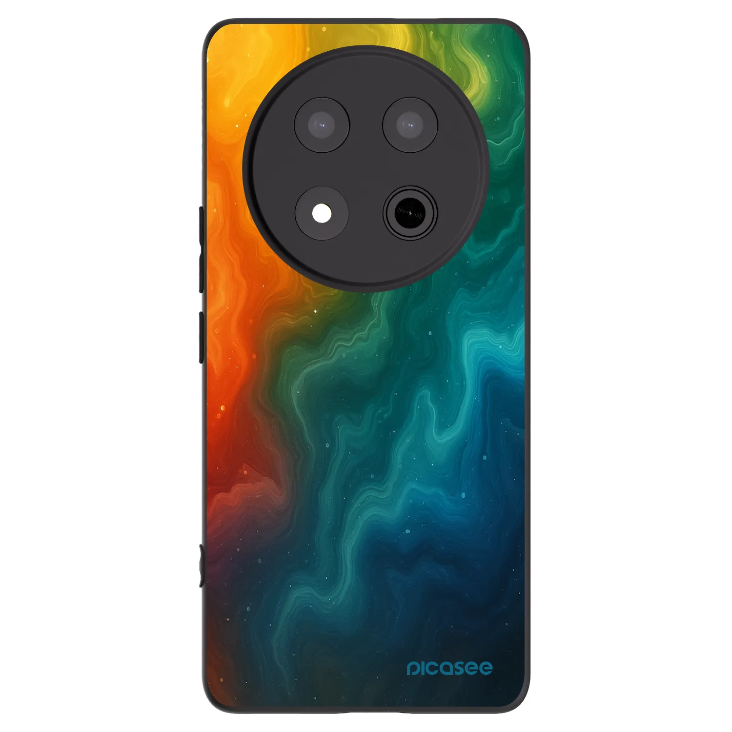Picasee crna silikonska maskica za Honor Magic7 Lite 5G - Solar