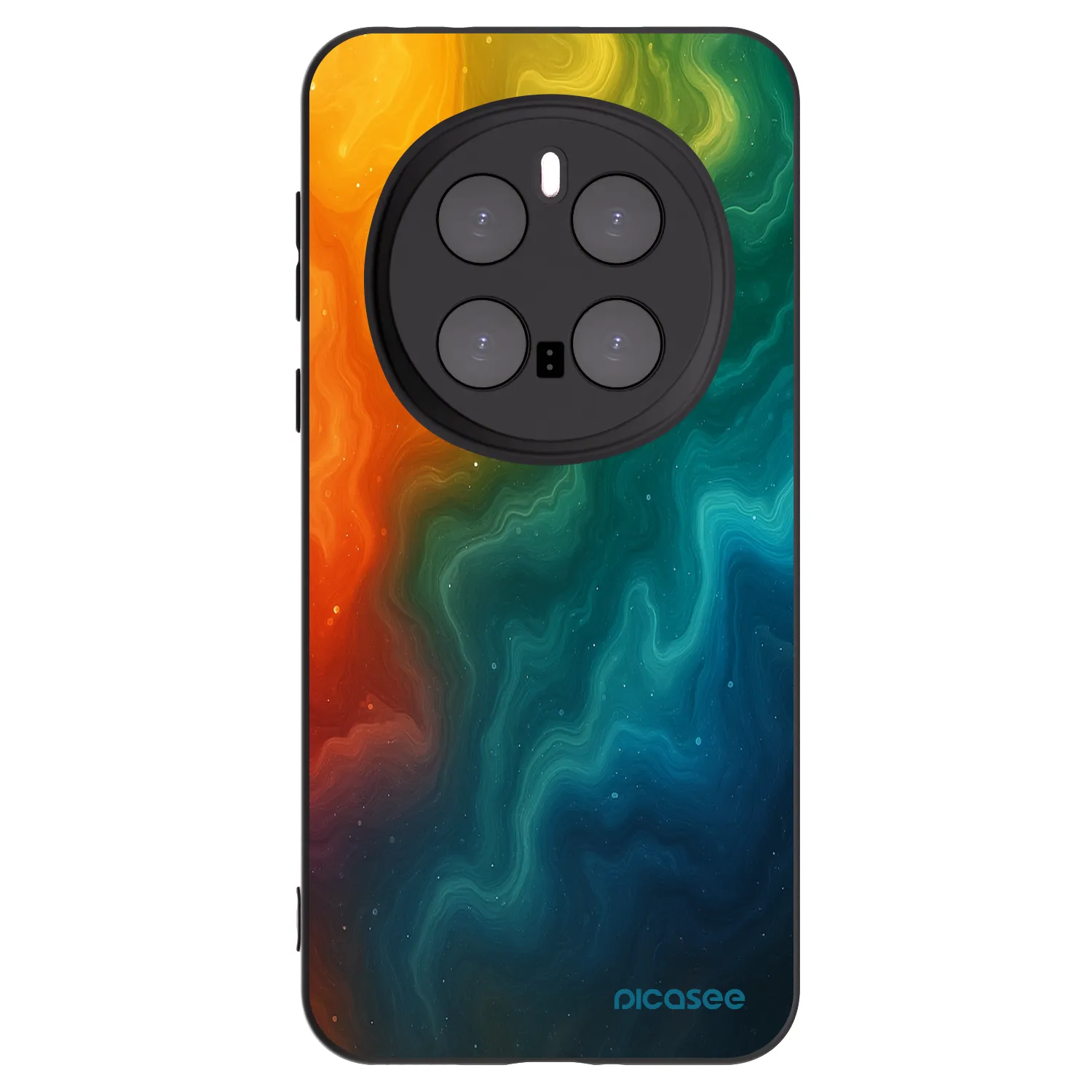 Picasee crna silikonska maskica za Honor Magic7 Pro 5G - Solar