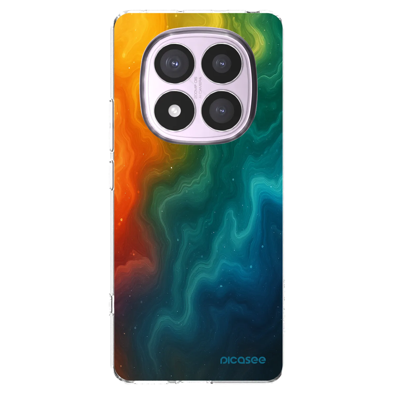 Picasee silikonska prozirna maskica za Xiaomi Redmi Note 14 Pro 4G - Solar