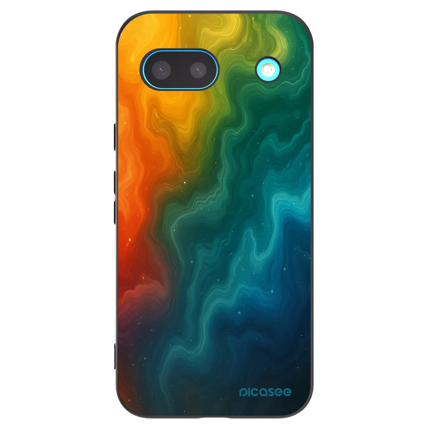 Picasee crna silikonska maskica za Google Pixel 8 - Solar