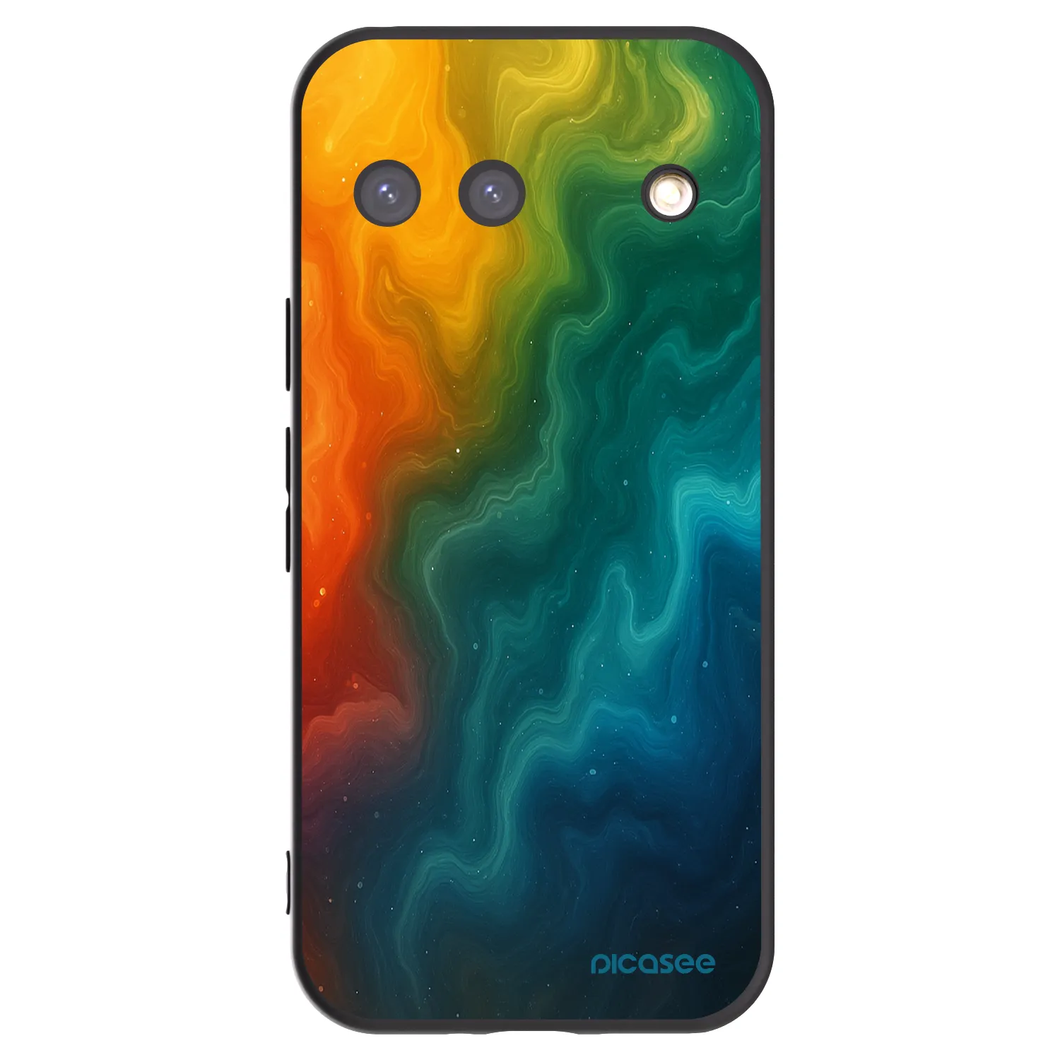 Picasee crna silikonska maskica za Google Pixel 9 - Solar