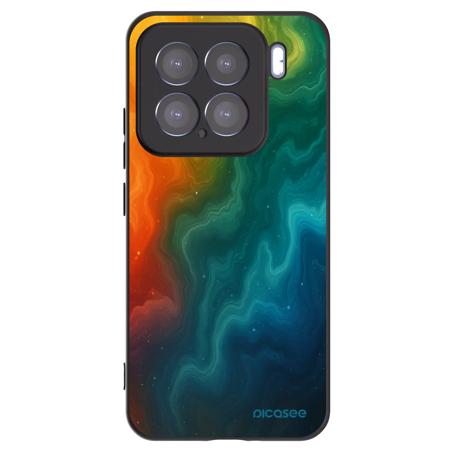 Picasee crna silikonska maskica za Xiaomi 15 - Solar