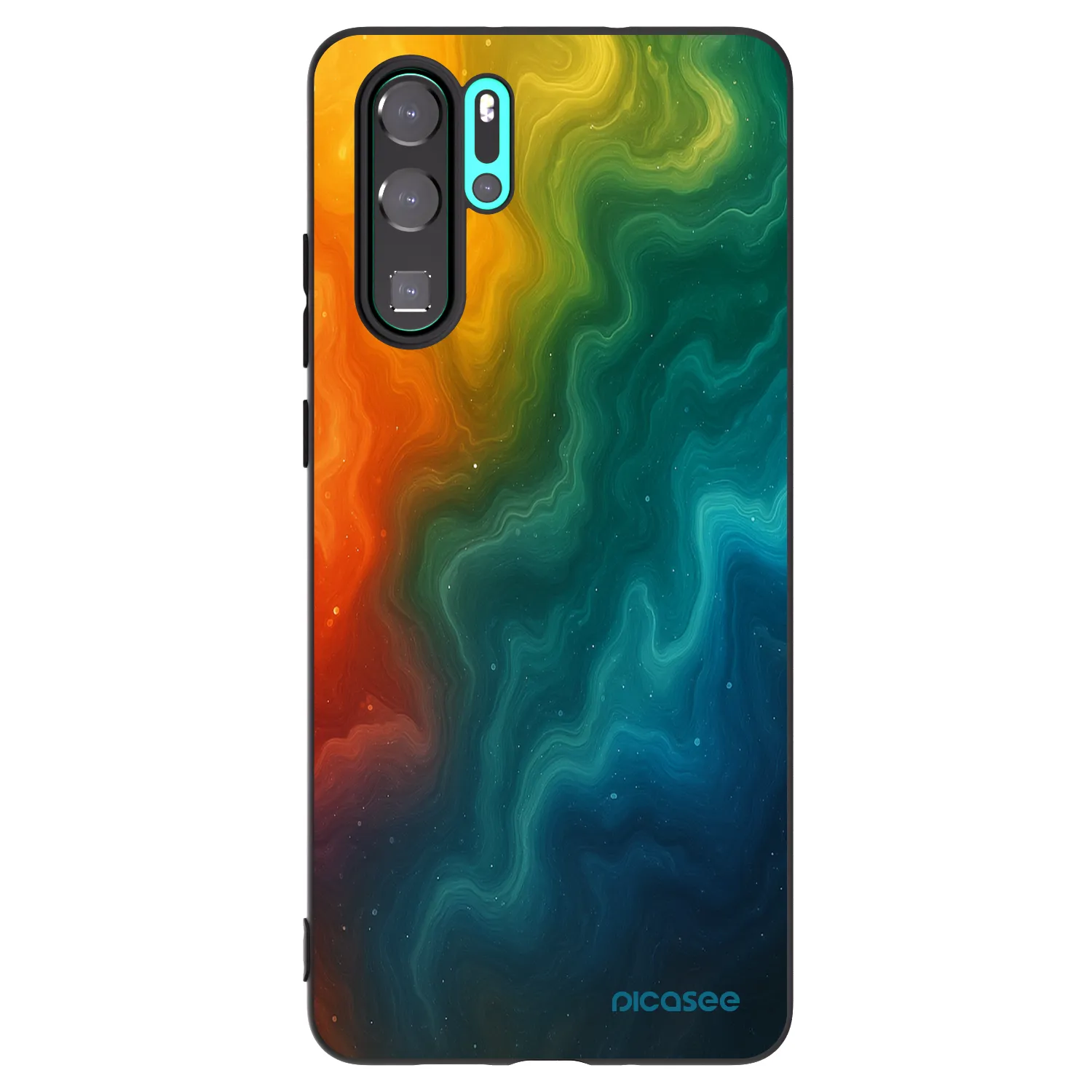 Picasee crna silikonska maskica za Huawei P30 Pro - Solar