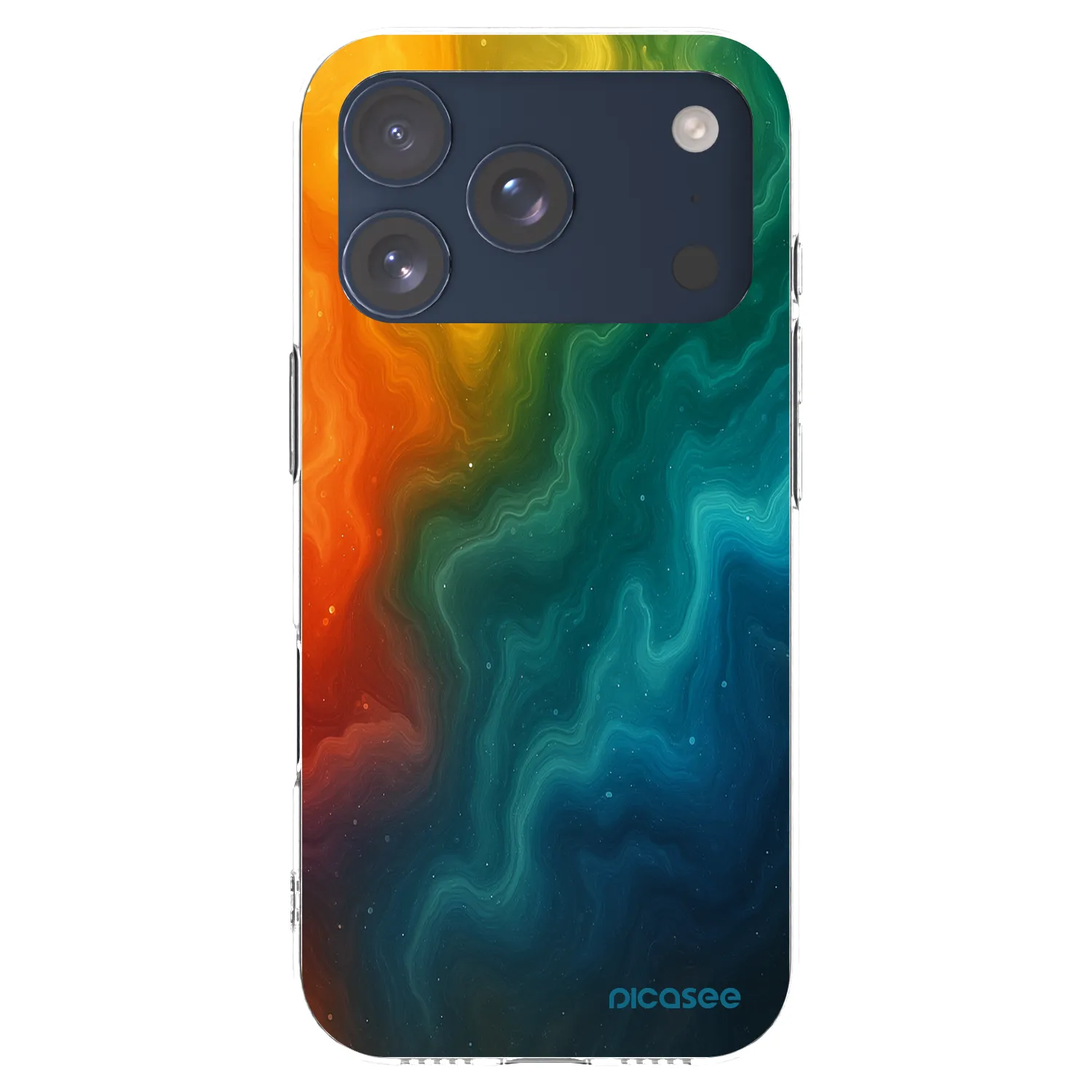 Picasee silikonska prozirna maskica za Apple iPhone 17 Pro - Solar