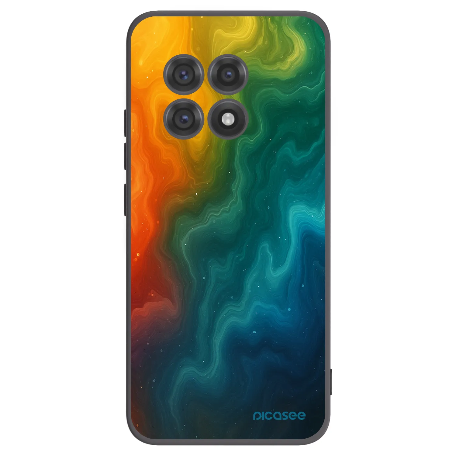 Picasee crna silikonska maskica za OnePlus 13R 5G - Solar