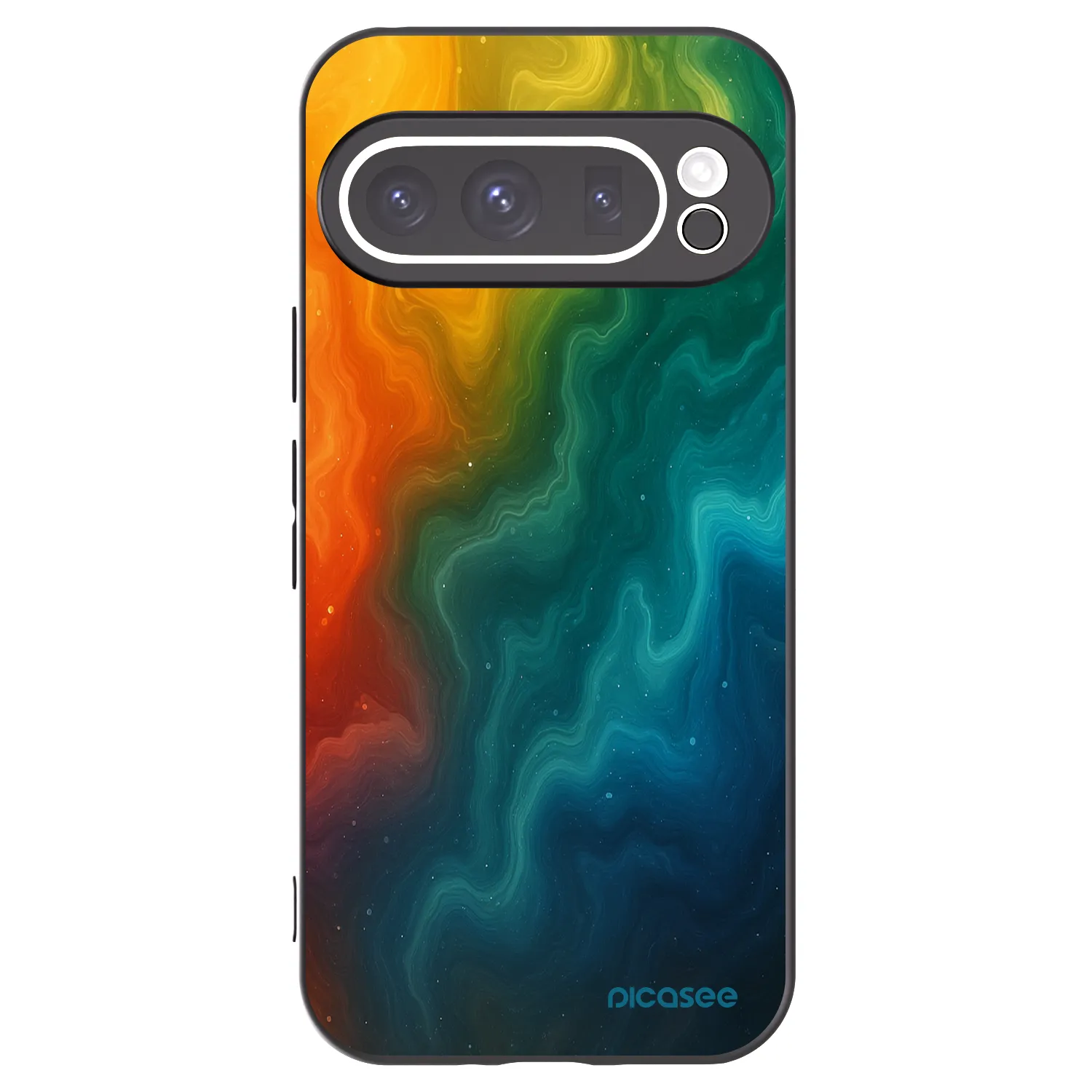 Picasee crna silikonska maskica za Google Pixel 9 Pro XL - Solar
