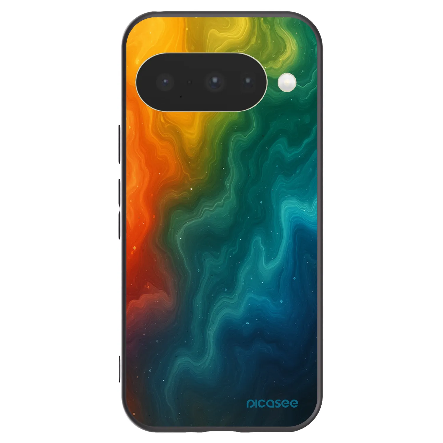 Picasee crna silikonska maskica za Google Pixel 10 - Solar