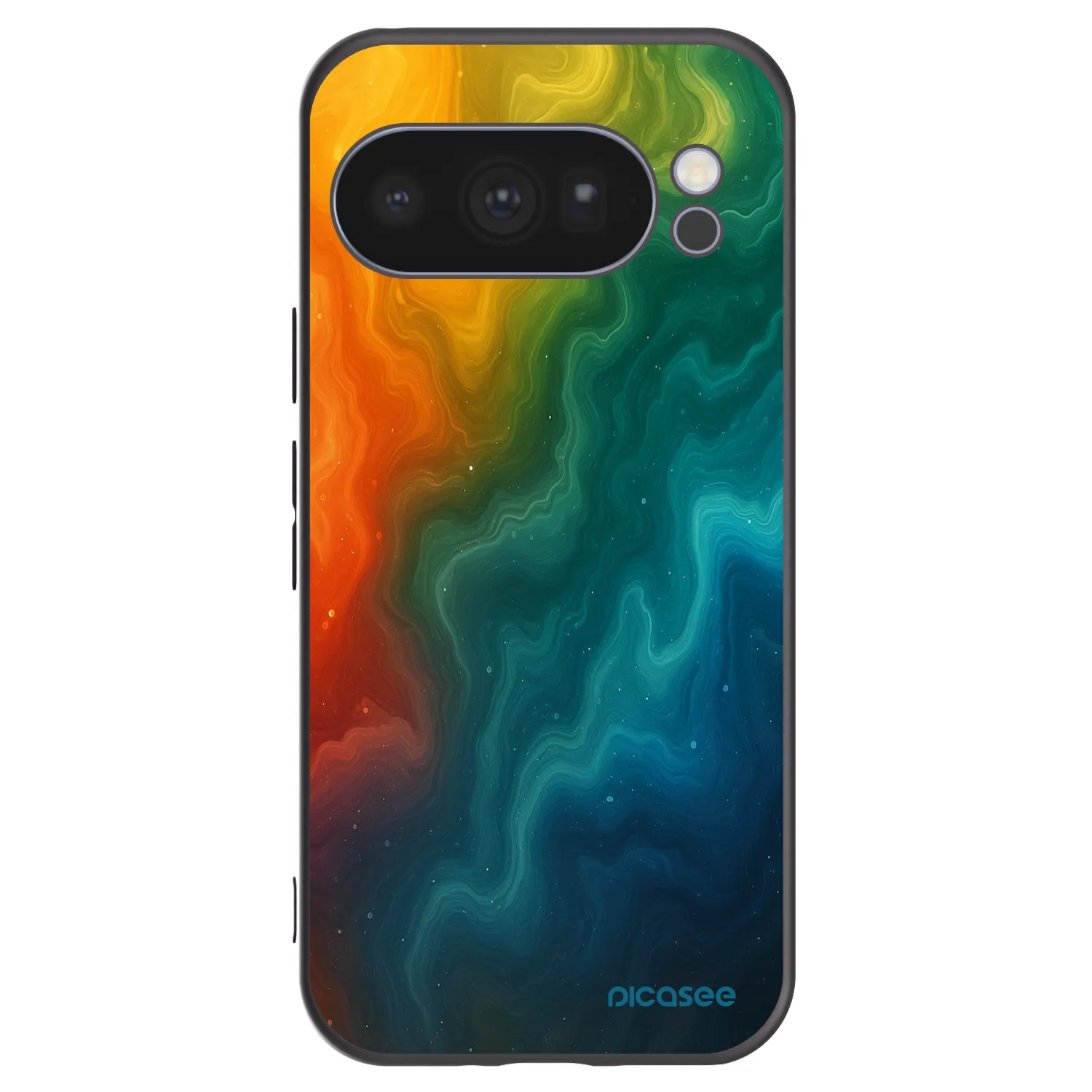 Picasee crna silikonska maskica za Google Pixel 10 Pro - Solar